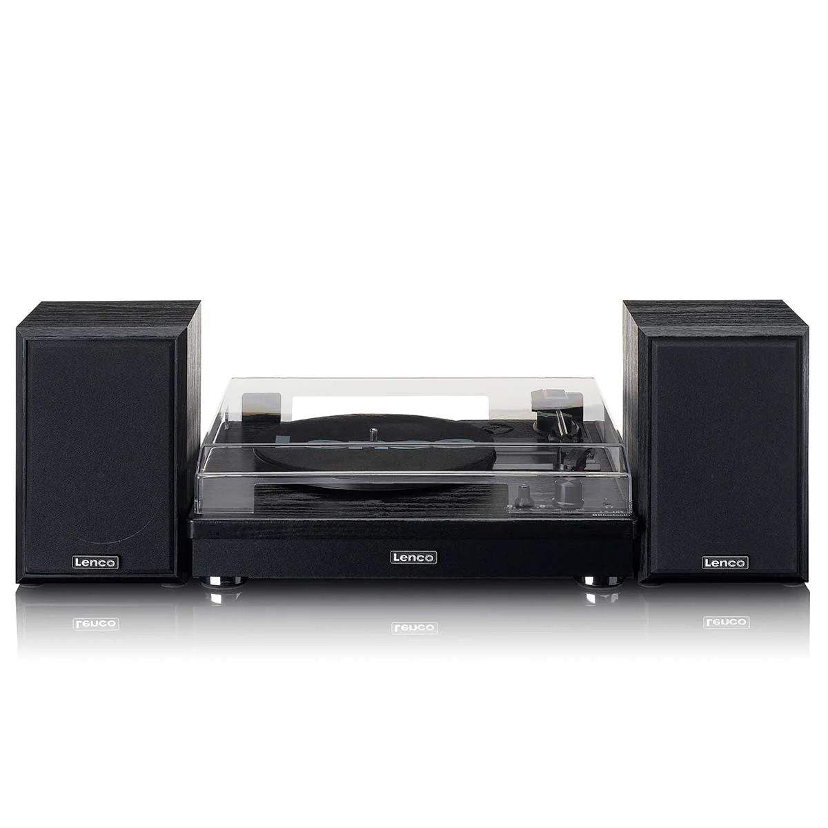 LENCO - LS-101BK - Houten platenspeler met Bluetooth®, 2 externe speakers - Image 3