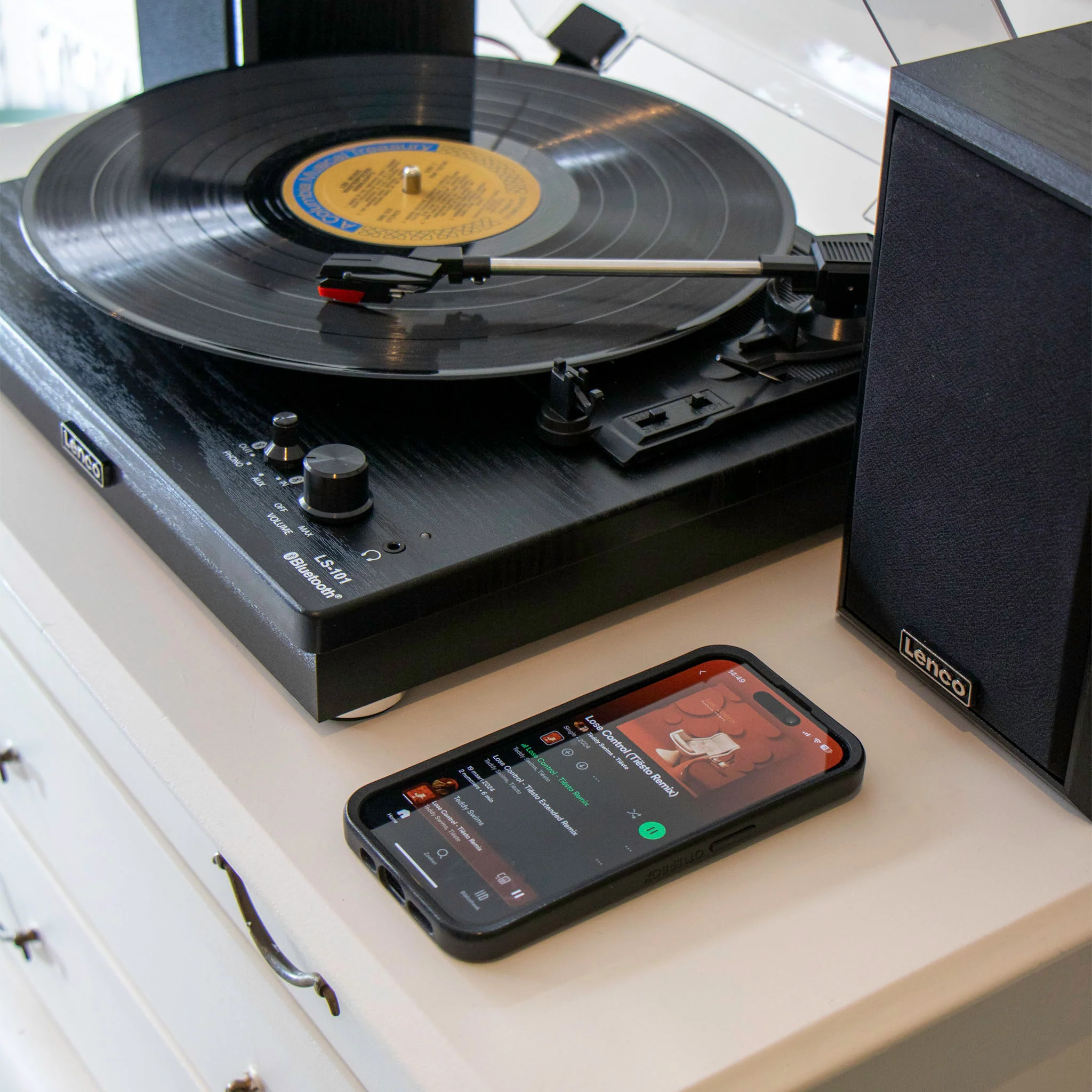 LENCO - LS-101BK - Houten platenspeler met Bluetooth®, 2 externe speakers - Image 30