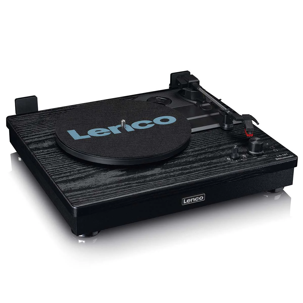LENCO - LS-101BK - Houten platenspeler met Bluetooth®, 2 externe speakers - Image 9