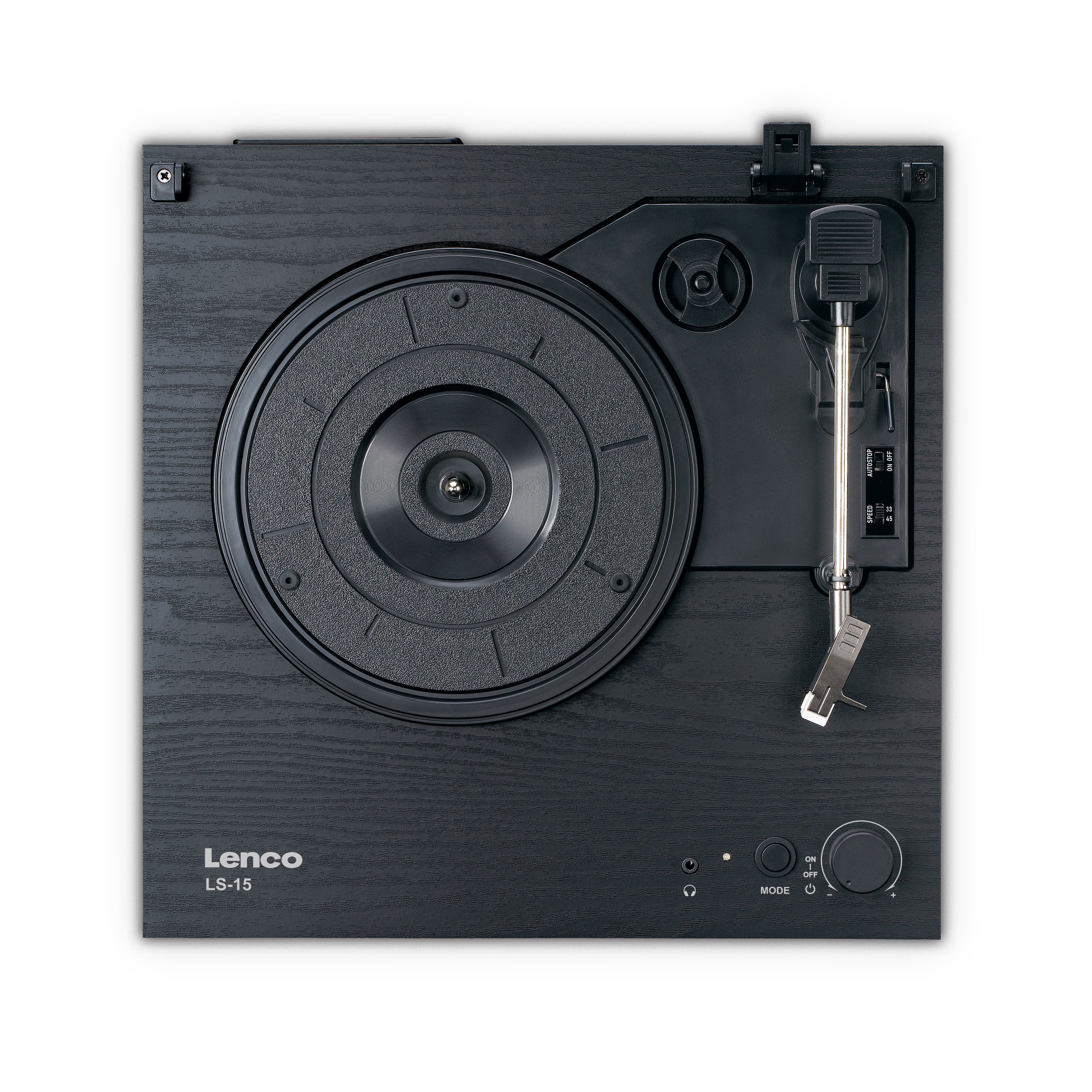 LENCO LS-15BK - Platenspeler met Bluetooth®, twee ingebouwde speakers en AT3600L cartridge - Zwart - Image 8