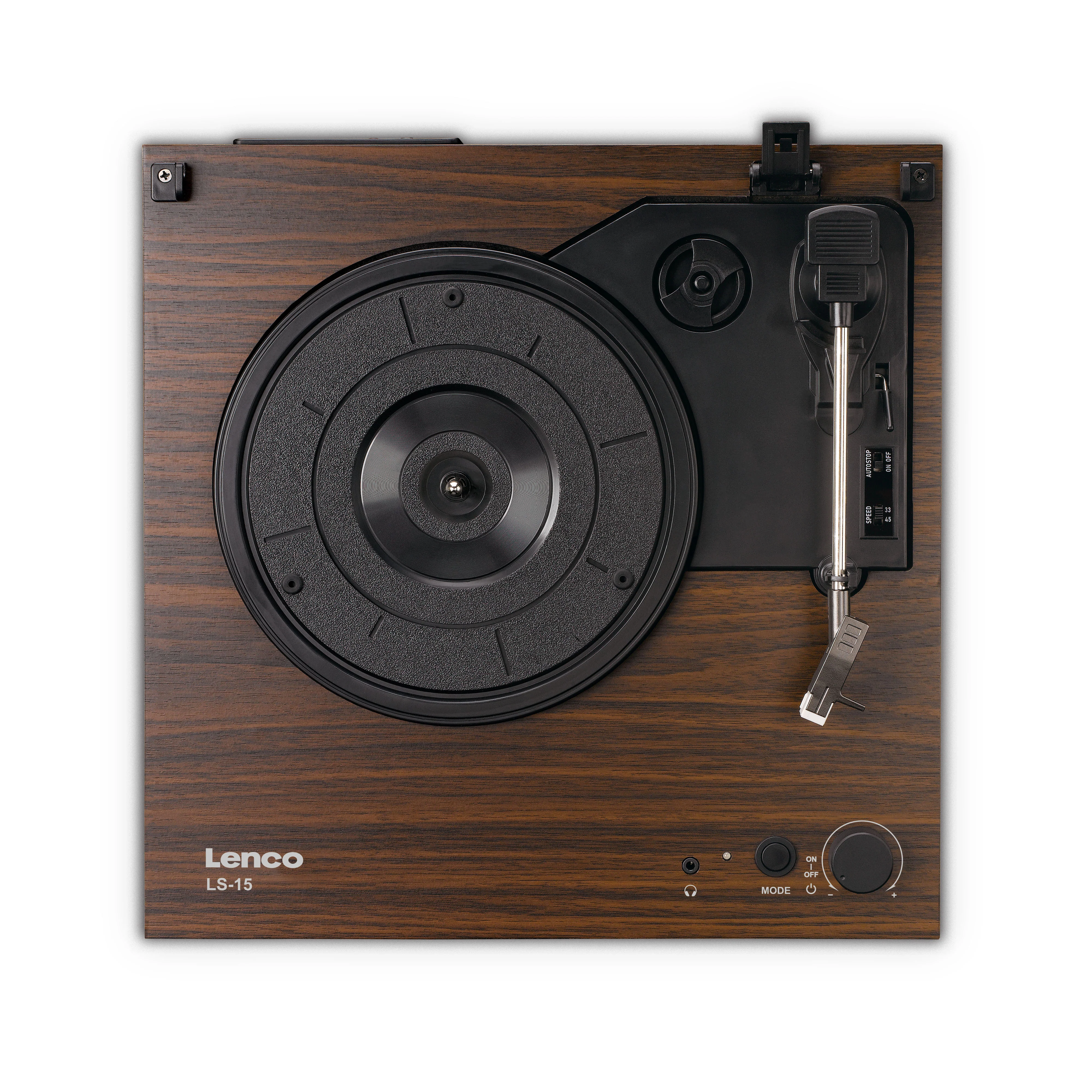 LENCO LS-15WD - Platenspeler met Bluetooth®, twee ingebouwde speakers en AT3600L cartridge - Houtkleurig - Image 9