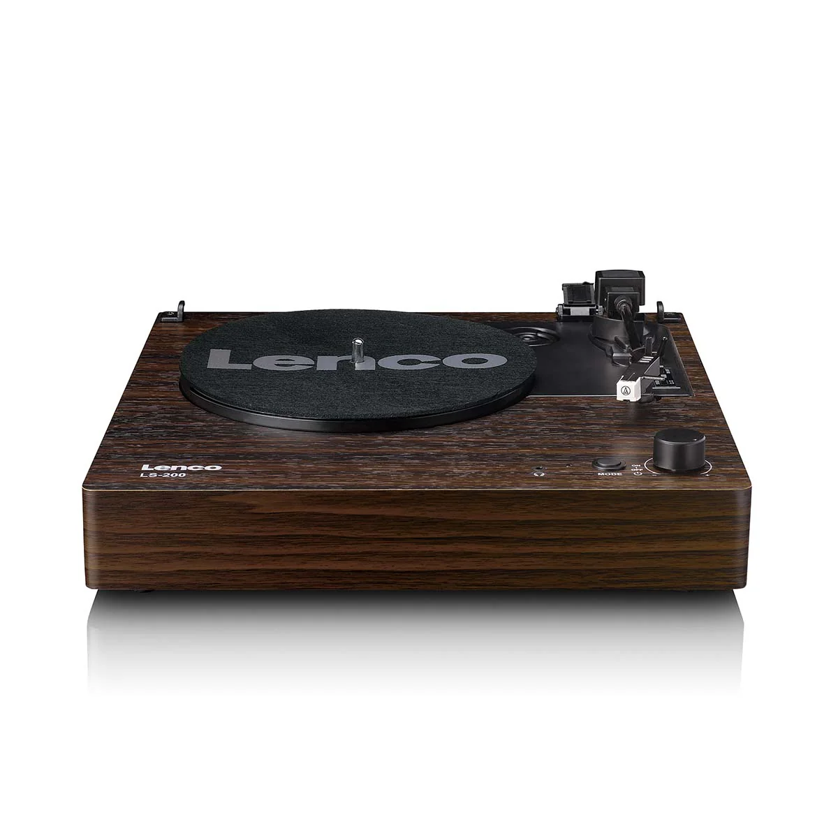 LENCO LS-200WD - Platenspeler met Bluetooth® - Twee externe luidsprekers en ingebouwde stereo versterker - Hout - Image 3