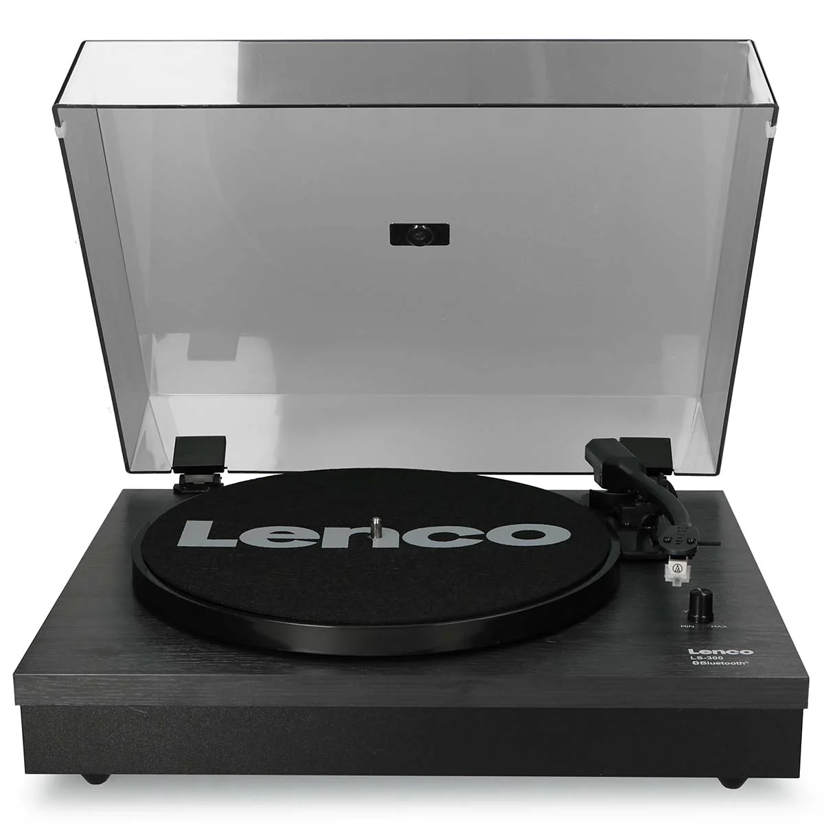 LENCO LS-300BK - Platenspeler met Bluetooth® en twee externe speakers - Zwart - Image 2