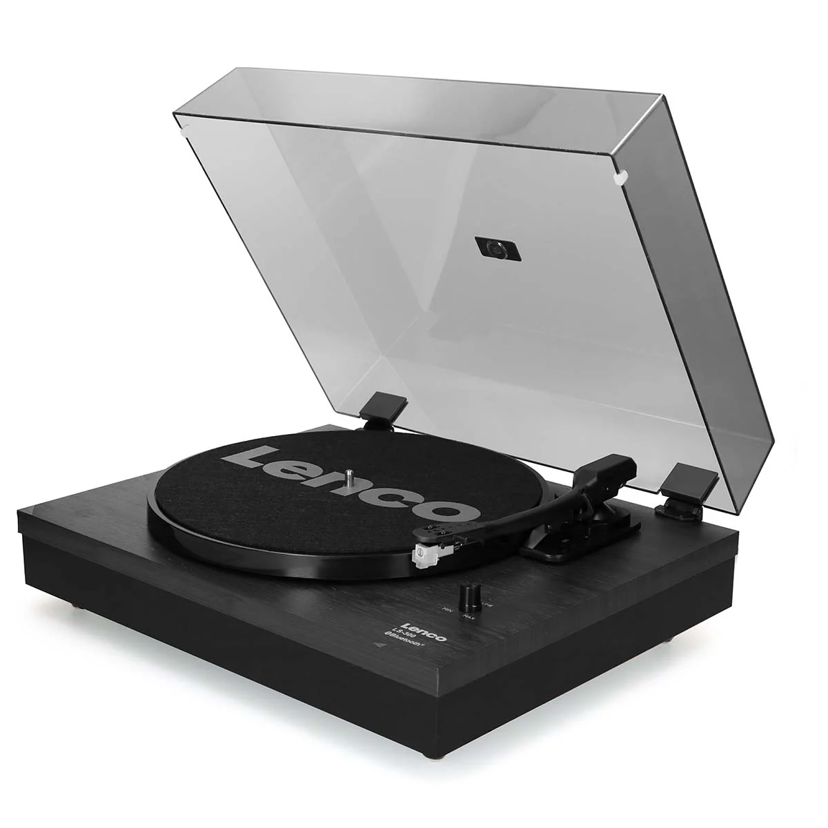 LENCO LS-300BK - Platenspeler met Bluetooth® en twee externe speakers - Zwart - Image 4