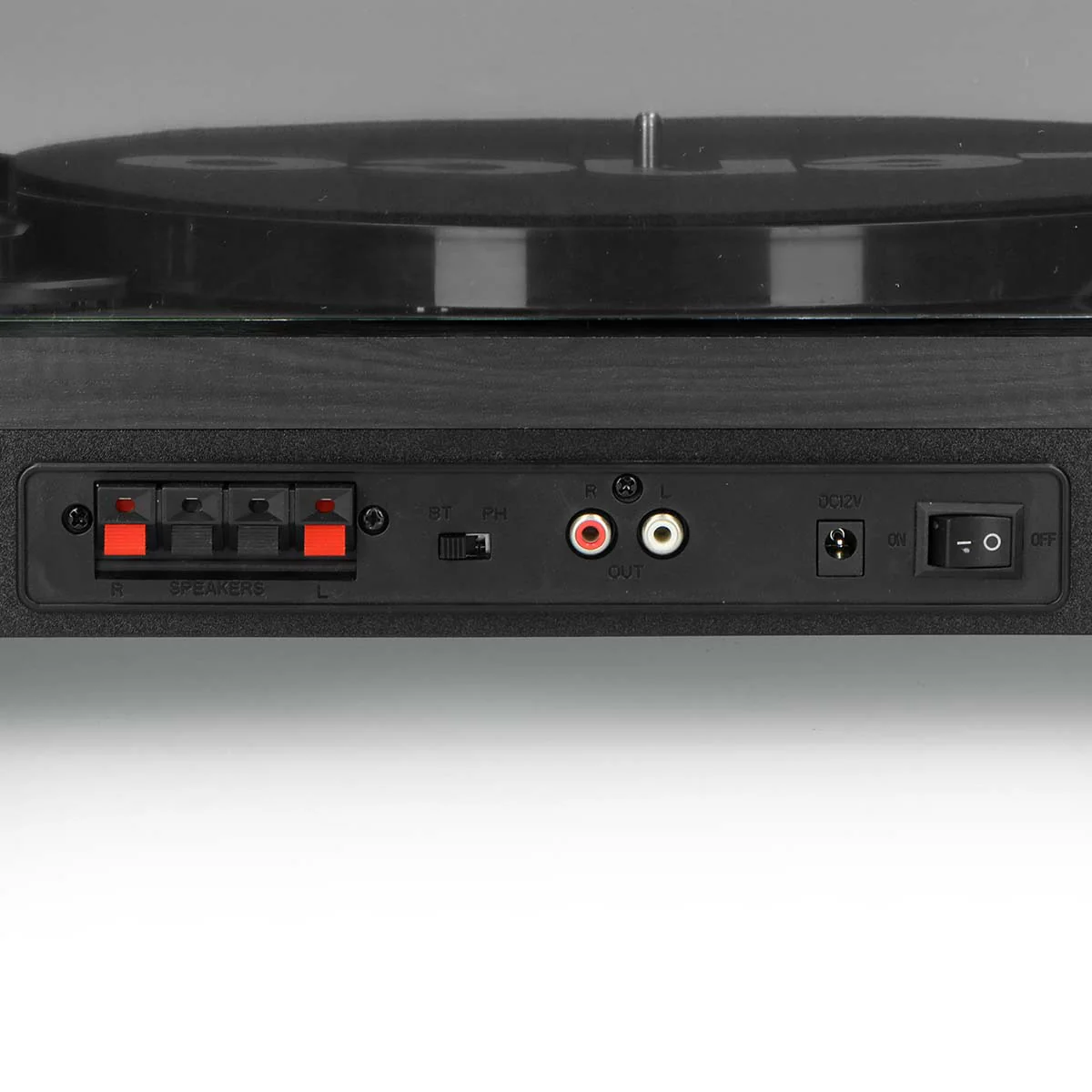LENCO LS-300BK - Platenspeler met Bluetooth® en twee externe speakers - Zwart - Image 6