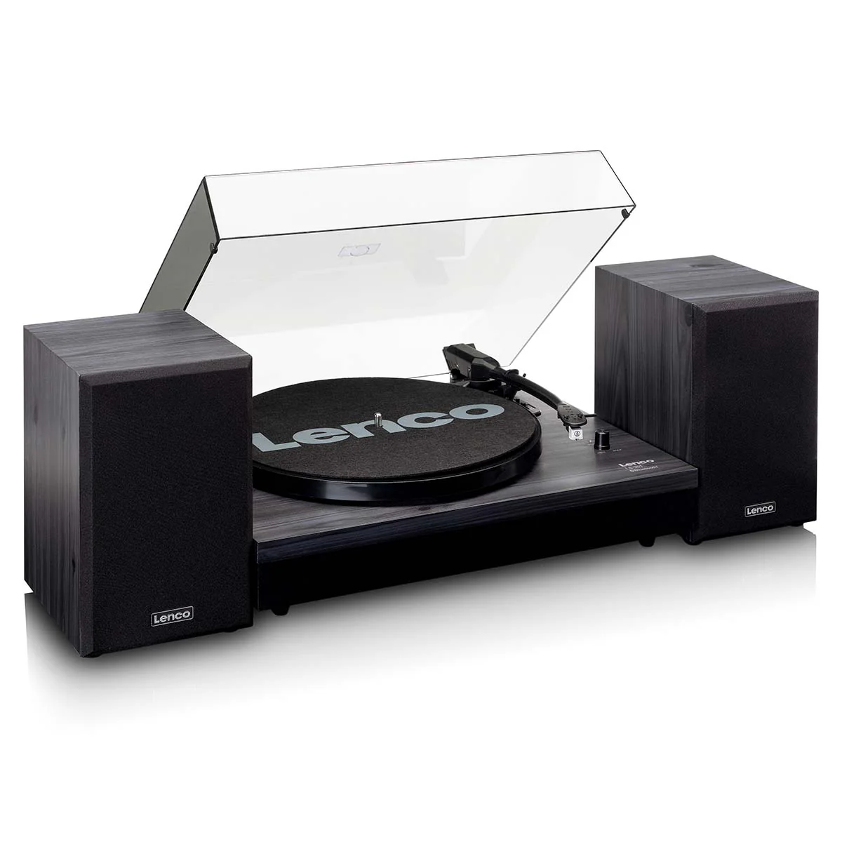 LENCO LS-301BK - Platenspeler met Bluetooth® en twee externe speakers, zwart - Image 5