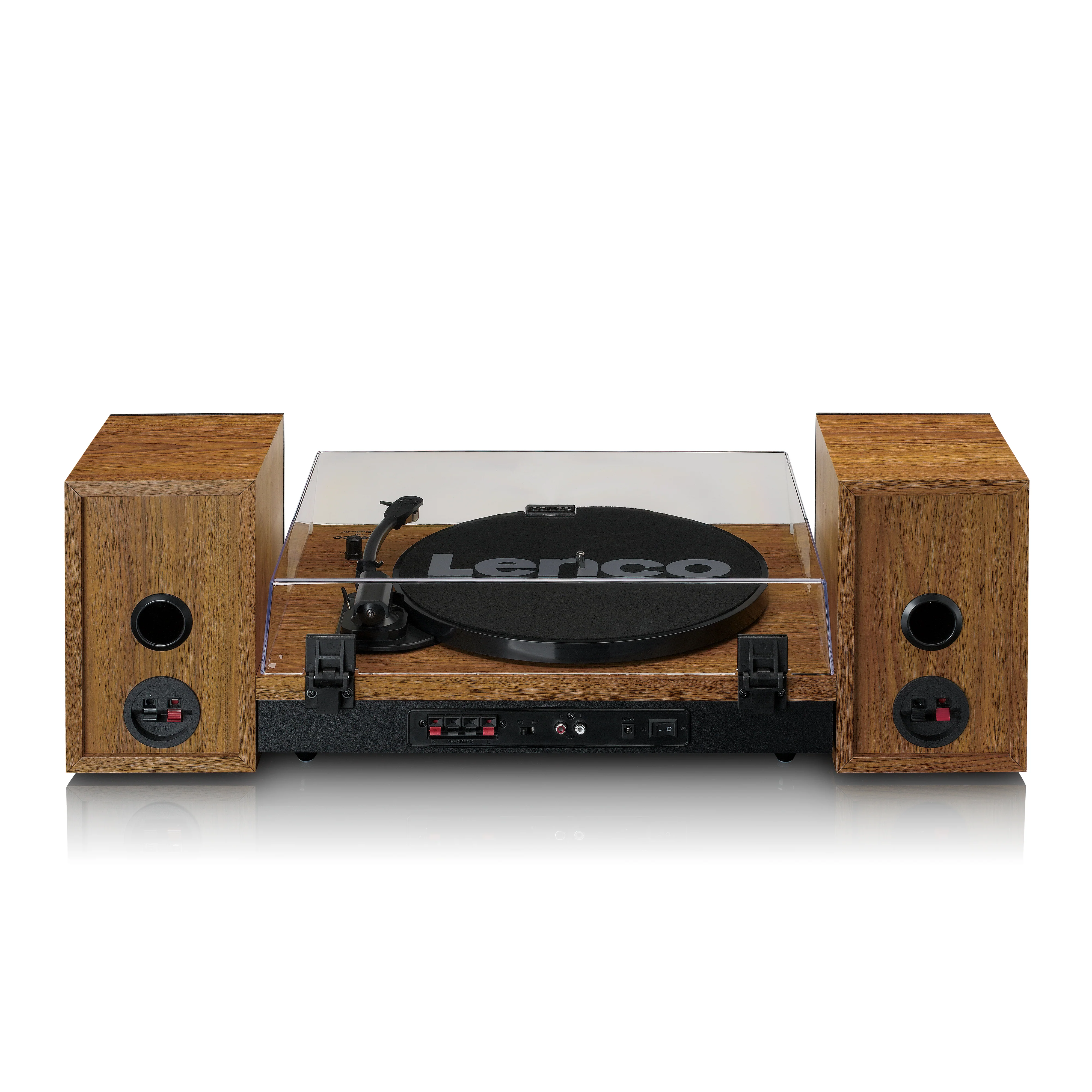 LENCO LS-310WD - Platenspeler met Bluetooth® en twee externe speakers, hout - Image 4