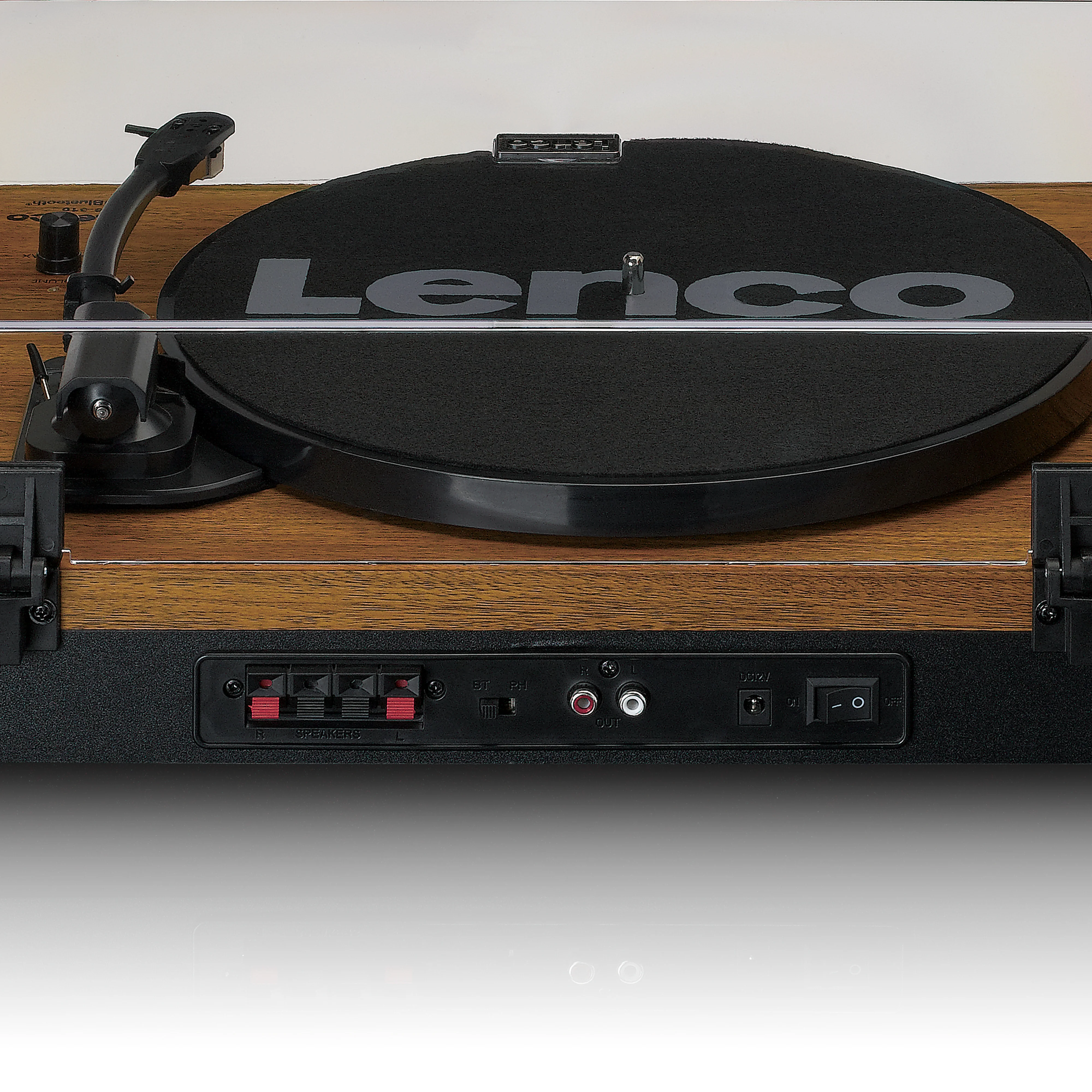 LENCO LS-310WD - Platenspeler met Bluetooth® en twee externe speakers, hout - Image 5
