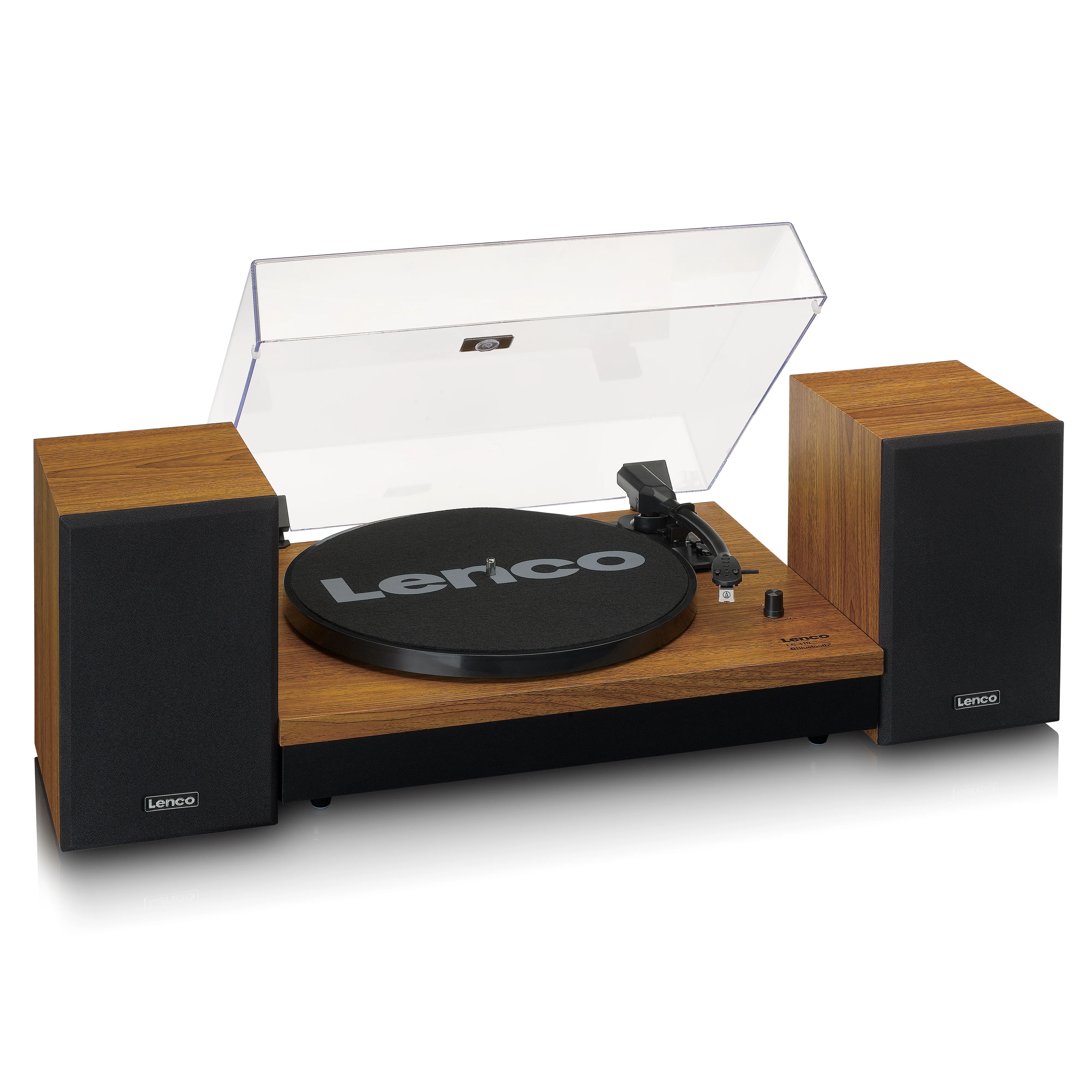 LENCO LS-310WD - Platenspeler met Bluetooth® en twee externe speakers, hout - Image 6