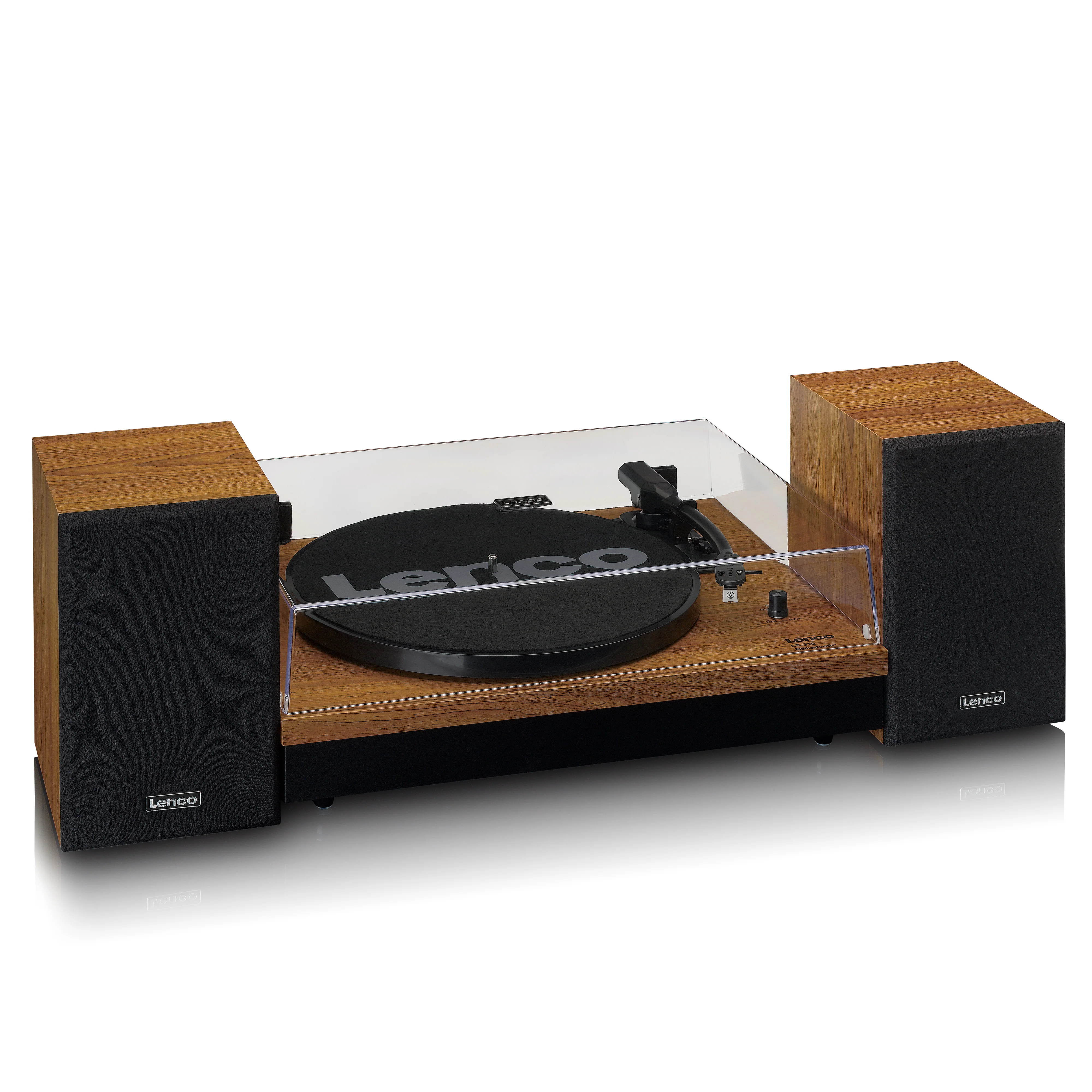 LENCO LS-310WD - Platenspeler met Bluetooth® en twee externe speakers, hout - Image 7