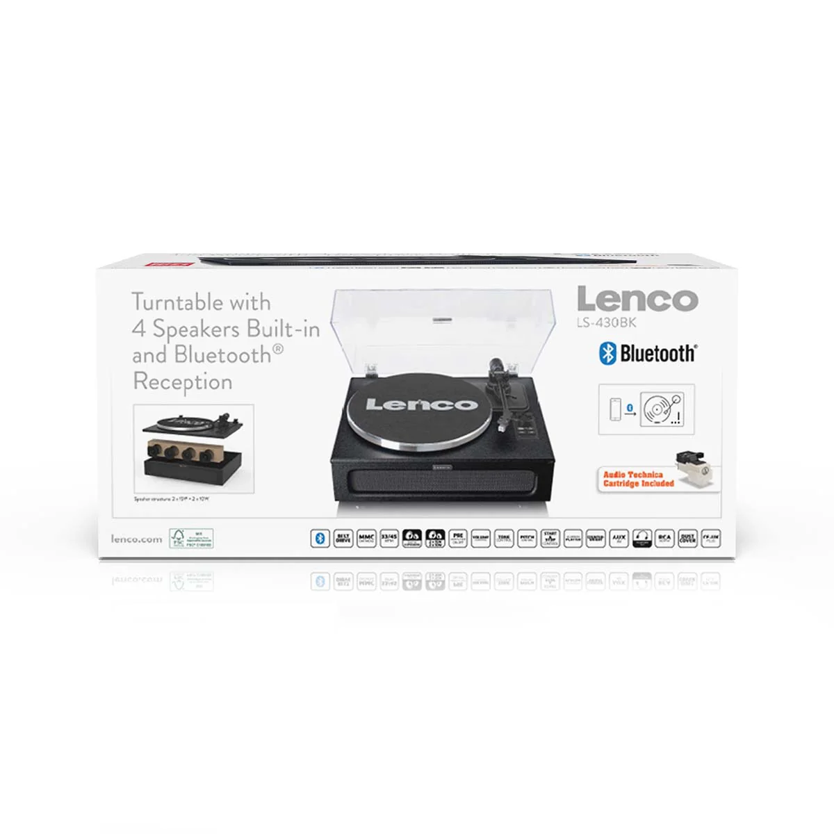 LENCO LS-430BK - Platenspeler met 4 ingebouwde Luidsprekers - Zwart - Image 20