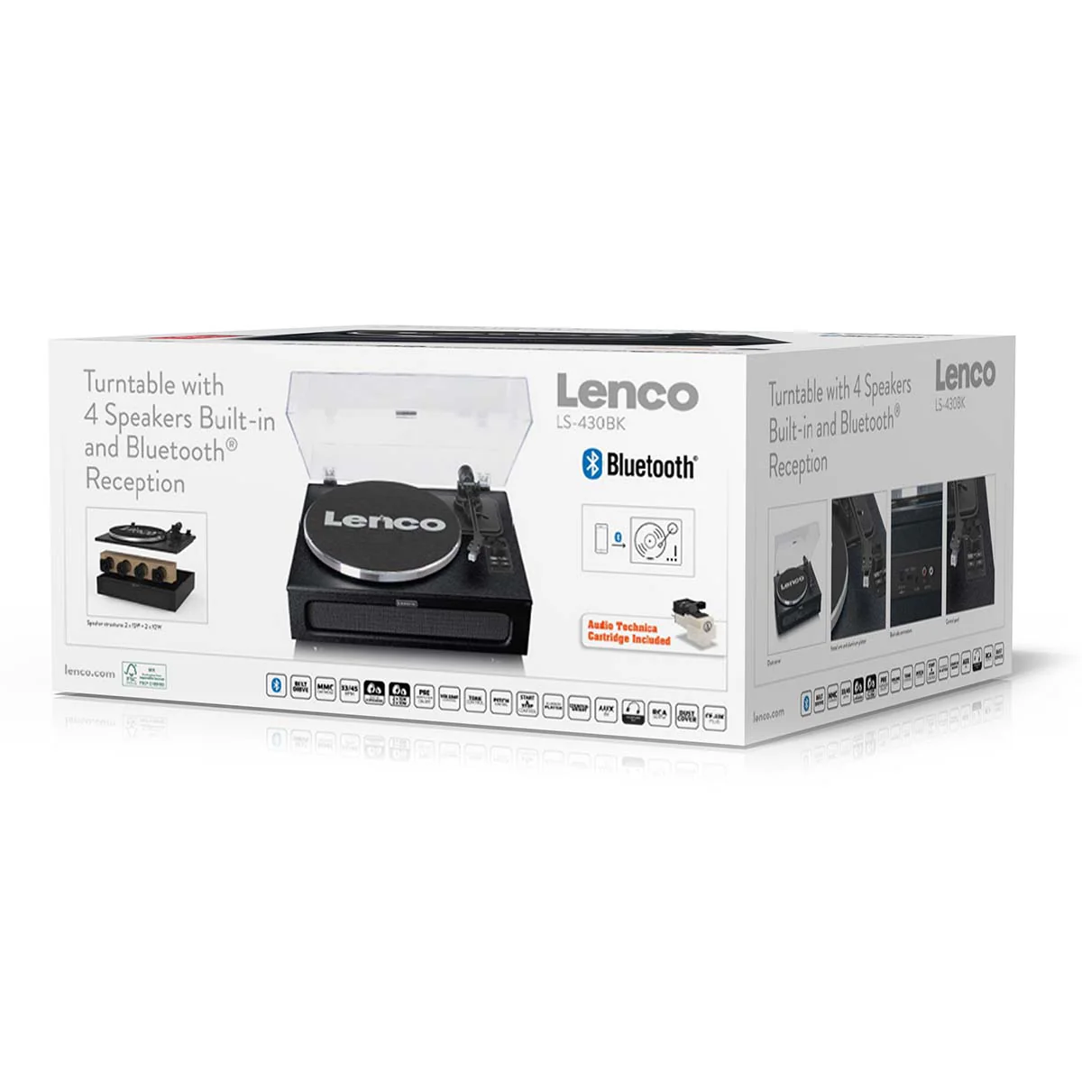 LENCO LS-430BK - Platenspeler met 4 ingebouwde Luidsprekers - Zwart - Image 21