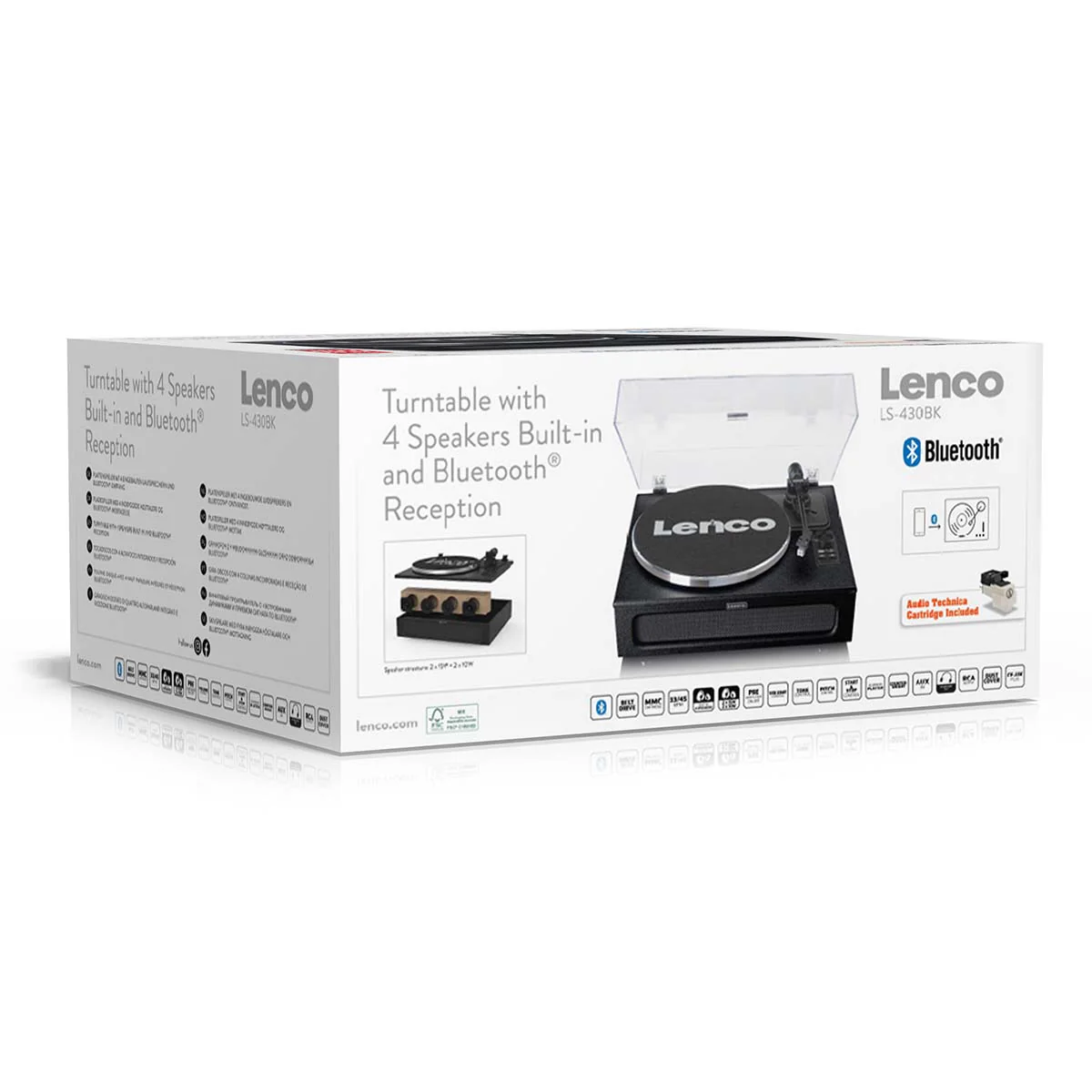 LENCO LS-430BK - Platenspeler met 4 ingebouwde Luidsprekers - Zwart - Image 22