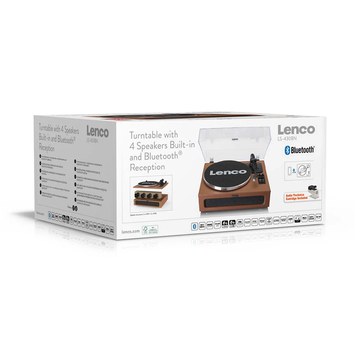 LENCO LS-430BN - Platenspeler met 4 ingebouwde Luidsprekers - Bruin - Image 21