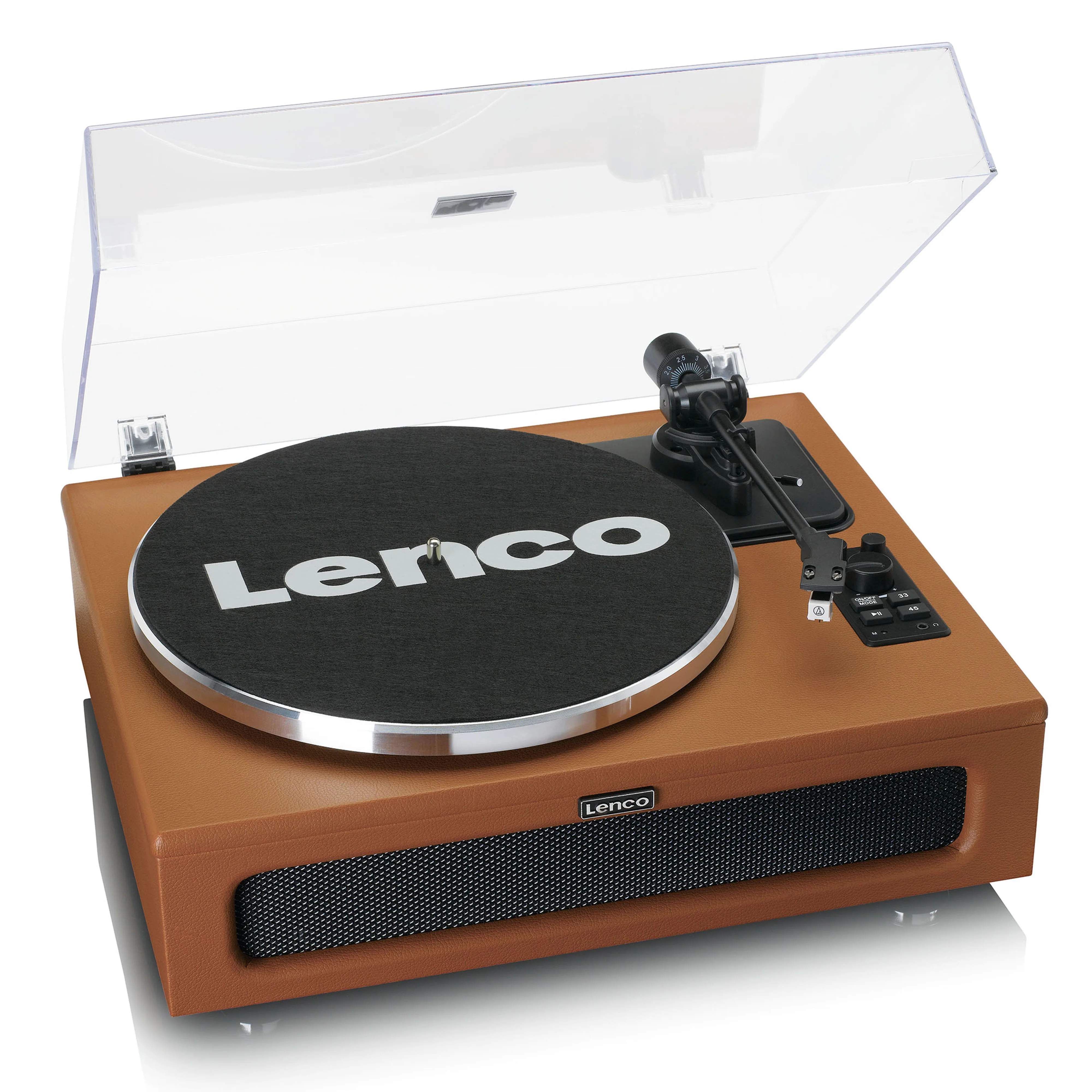 LENCO LS-430BN - Platenspeler met 4 ingebouwde Luidsprekers - Bruin - Image 3