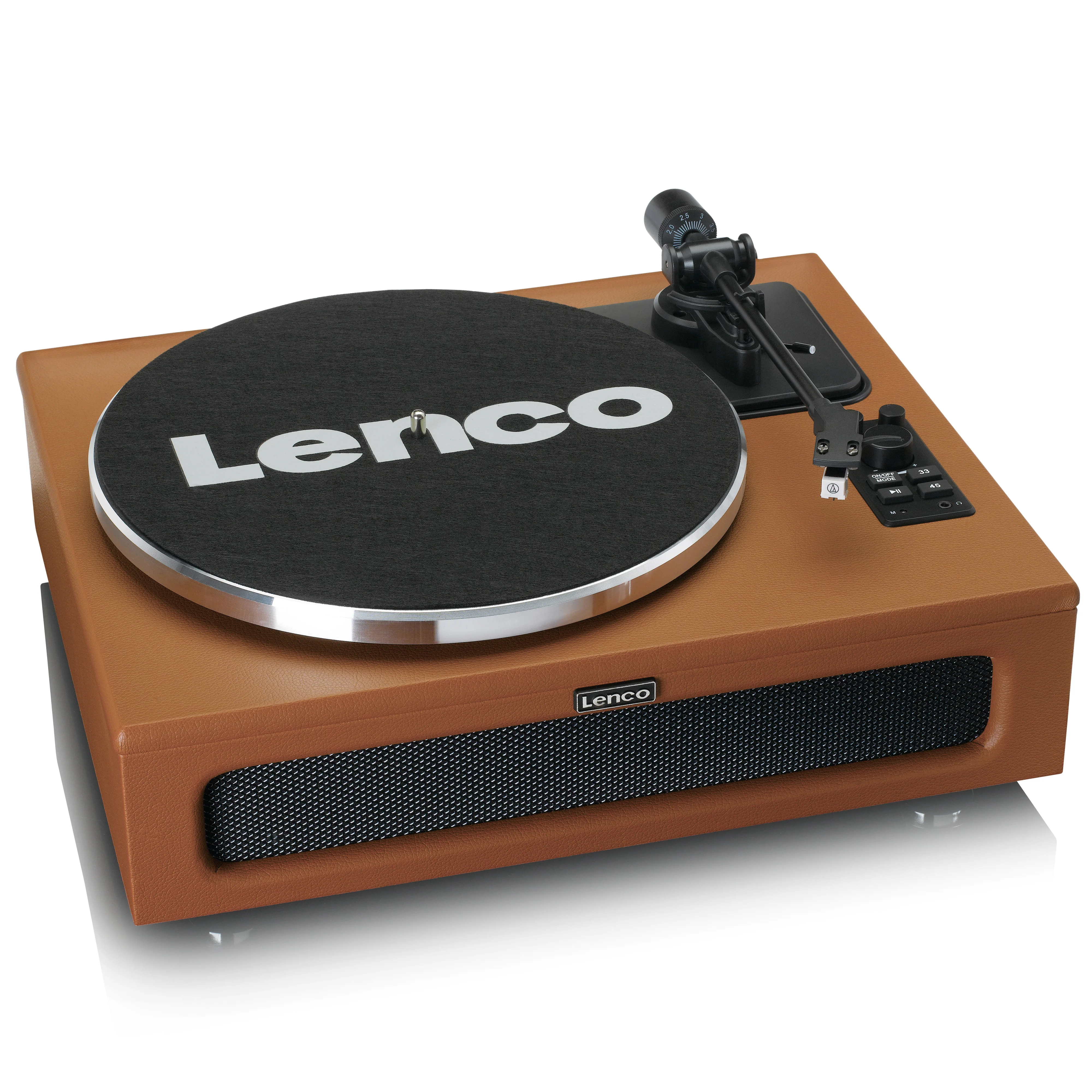 LENCO LS-430BN - Platenspeler met 4 ingebouwde Luidsprekers - Bruin - Image 4