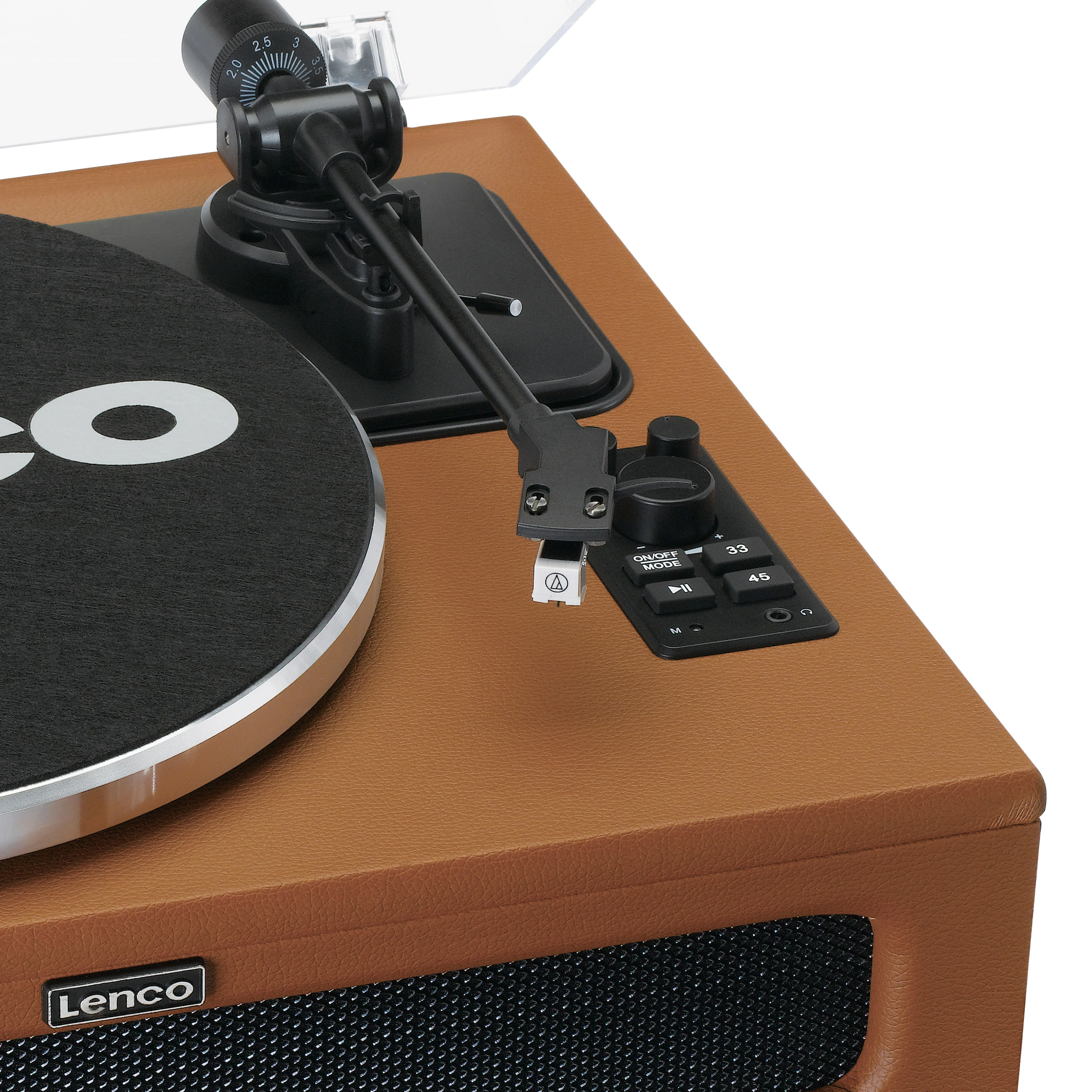 LENCO LS-430BN - Platenspeler met 4 ingebouwde Luidsprekers - Bruin - Image 9