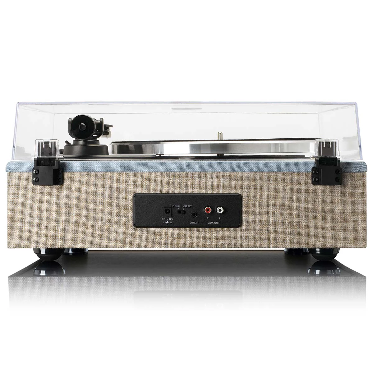 LENCO LS-440BUBG - Platenspeler met 4 ingebouwde Luidsprekers - Stof - Blauw/Taupe - Image 6