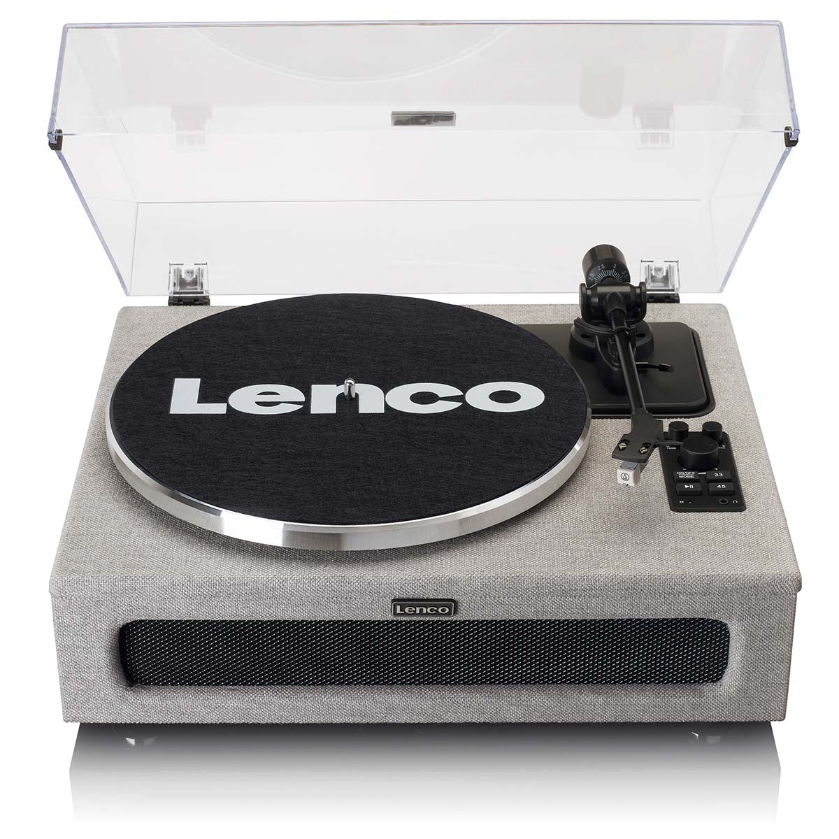 LENCO LS-440GY - Platenspeler met 4 ingebouwde Luidsprekers - Stof - Grijs - Image 3