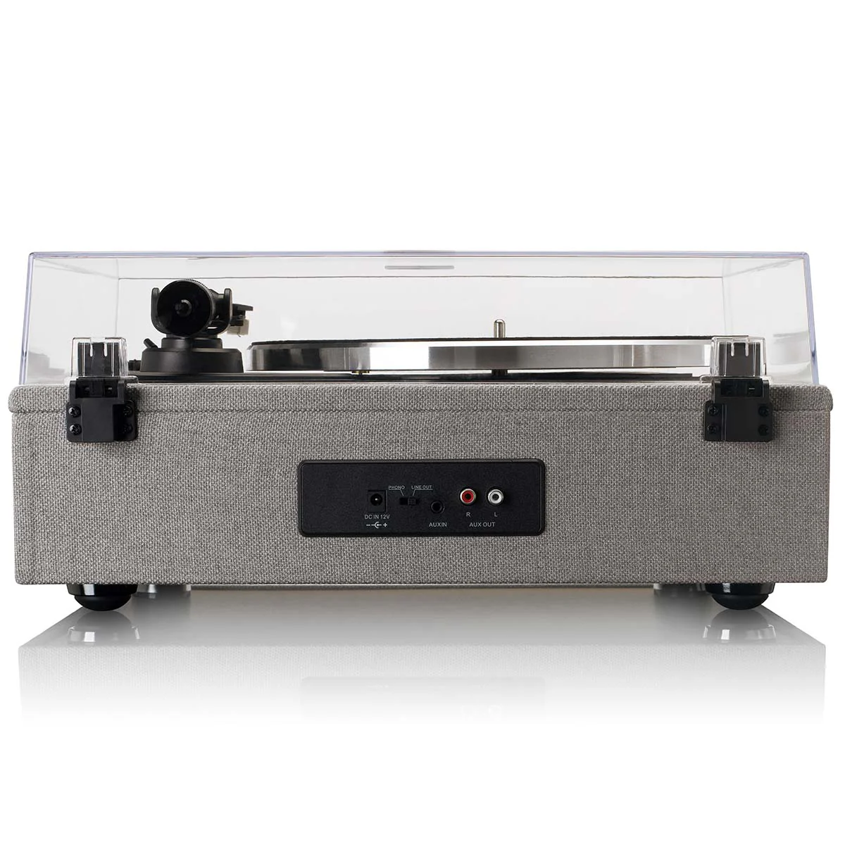 LENCO LS-440GY - Platenspeler met 4 ingebouwde Luidsprekers - Stof - Grijs - Image 5