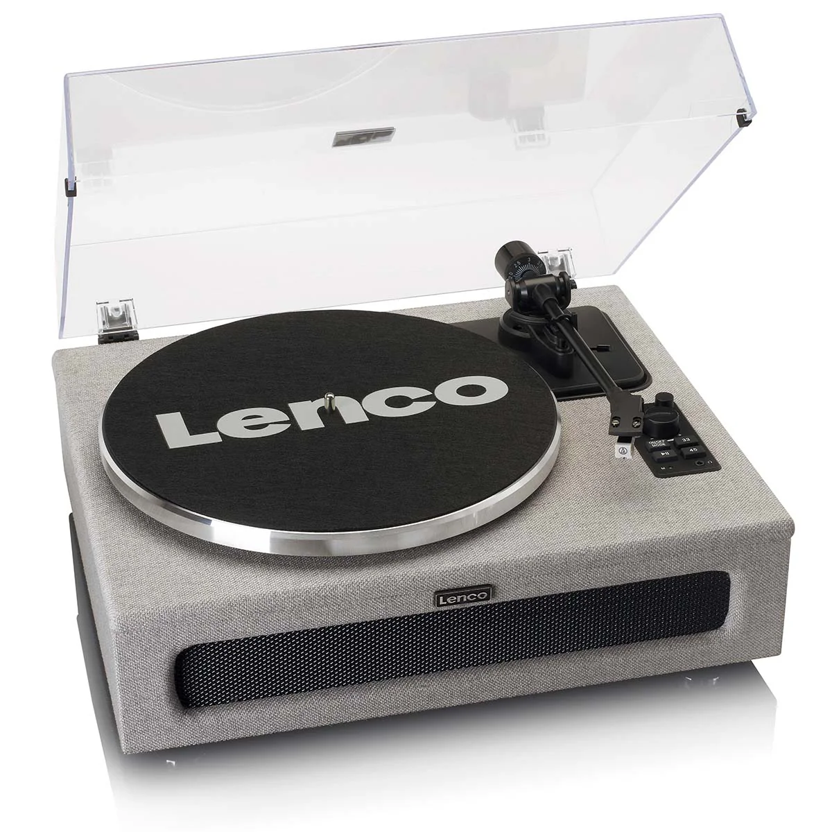 LENCO LS-440GY - Platenspeler met 4 ingebouwde Luidsprekers - Stof - Grijs - Image 6
