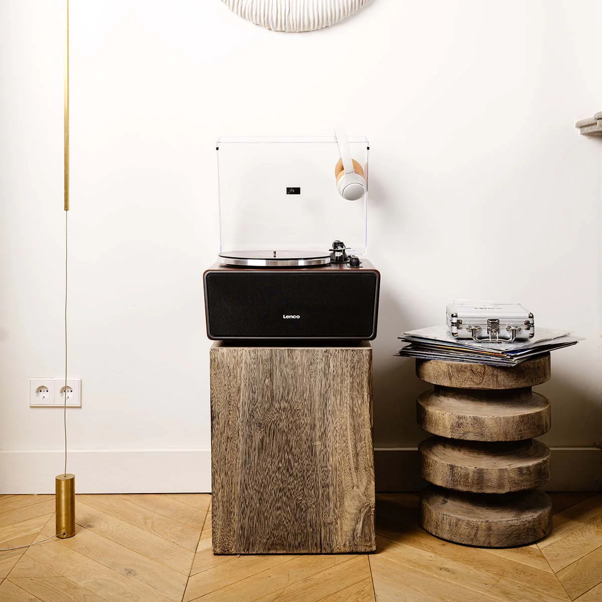 LENCO LS-470WA - Platenspeler met ingebouwde speakers en Bluetooth® - Walnoot - Image 17