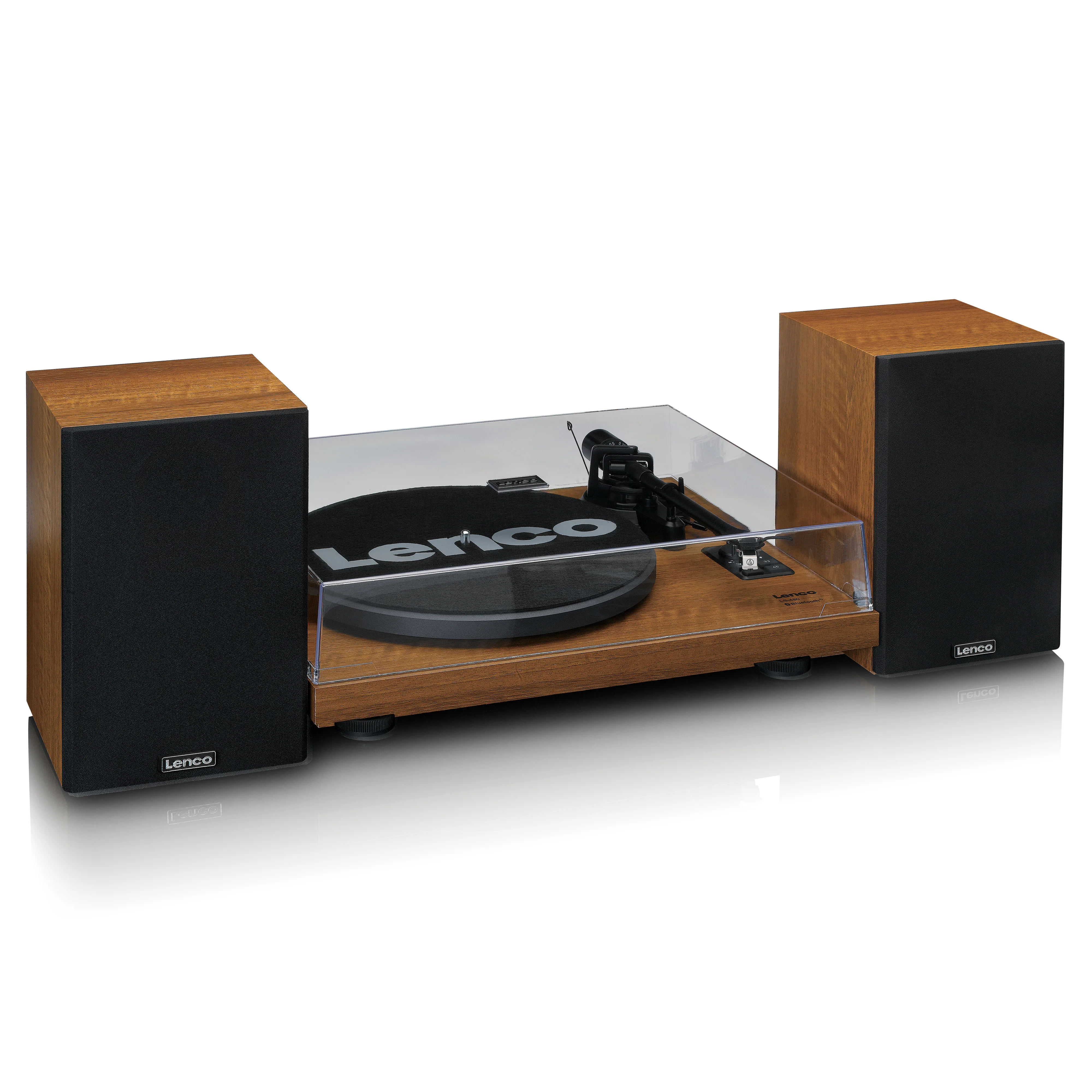 LENCO LS-480WD - Platenspeler met ingebouwde versterker en Bluetooth® plus 2 externe luidsprekers, hout - Image 5