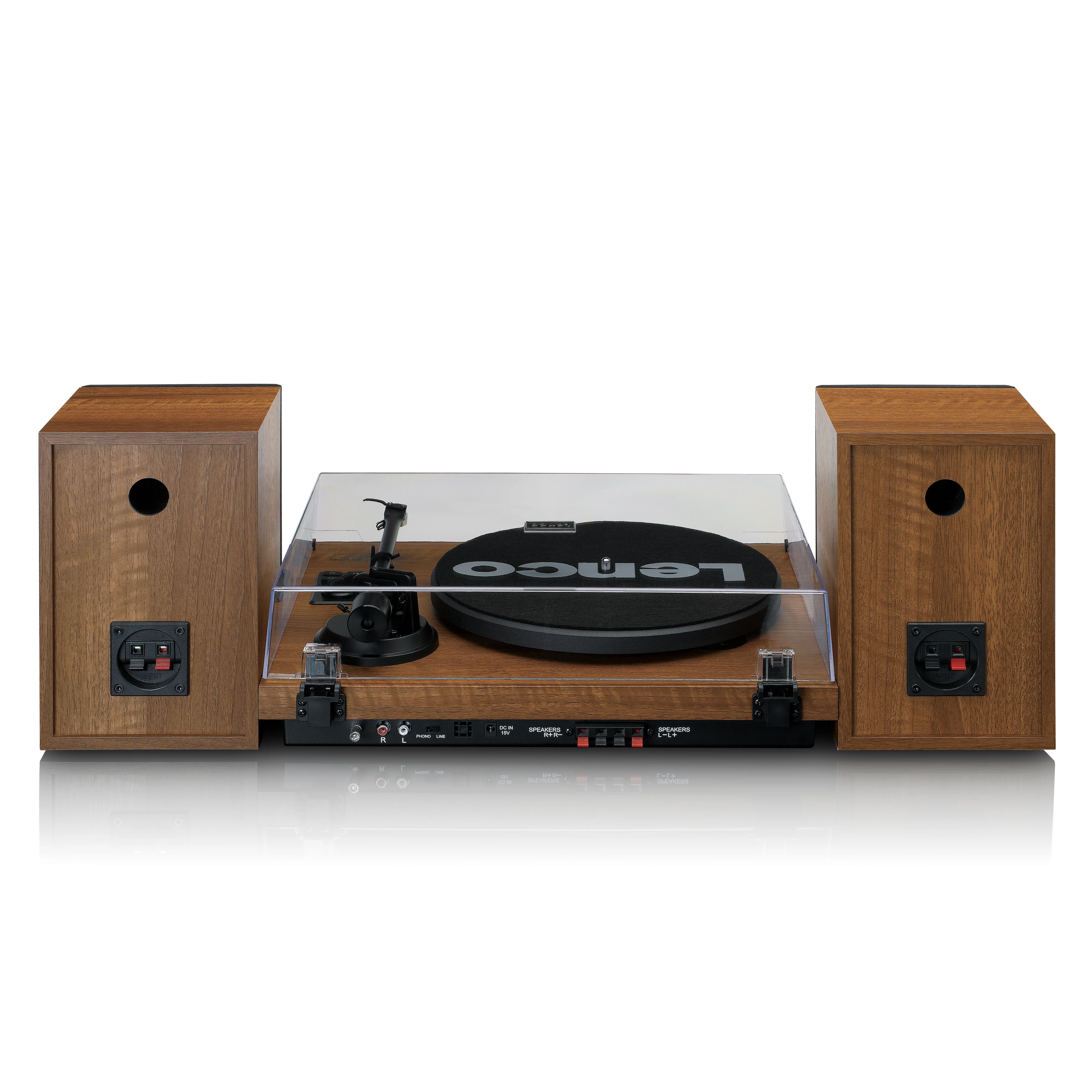 LENCO LS-480WD - Platenspeler met ingebouwde versterker en Bluetooth® plus 2 externe luidsprekers, hout - Image 6