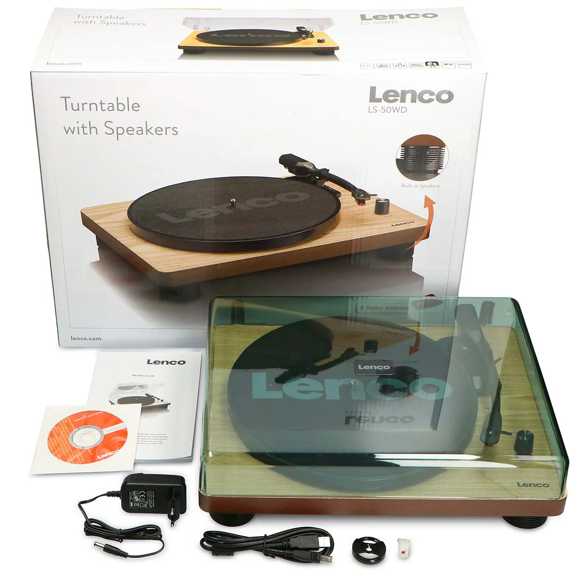LENCO LS-50GY - Platenspeler mét ingebouwde speakers USB Encoding - Grijs - Image 14