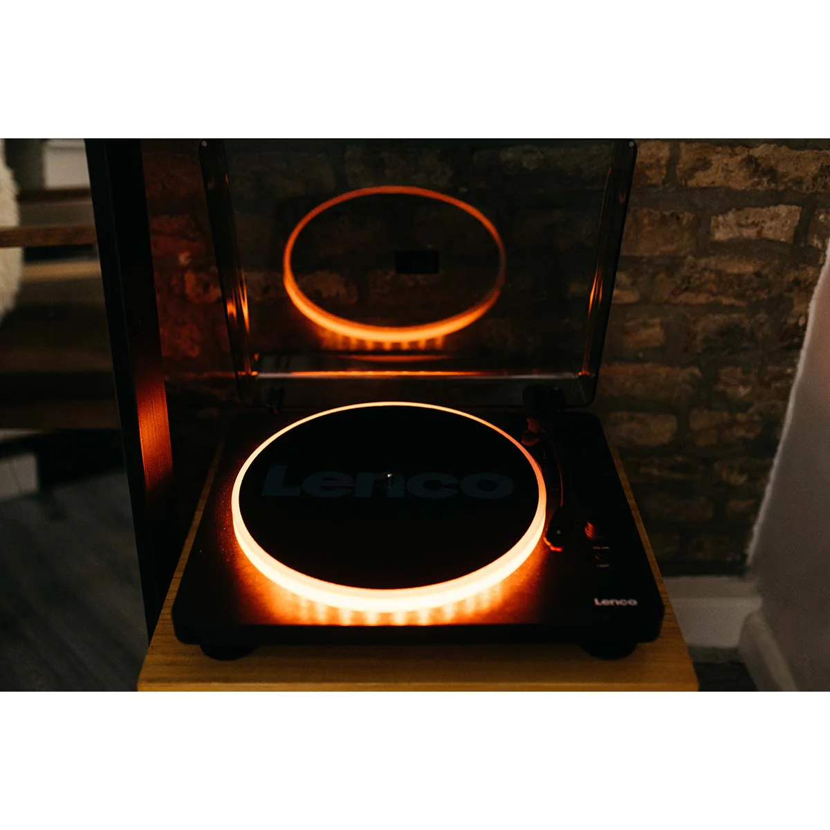 LENCO LS-50LEDBK - Platenspeler mét ingebouwde speakers USB Encoding en LED verlichting - Zwart - Image 11