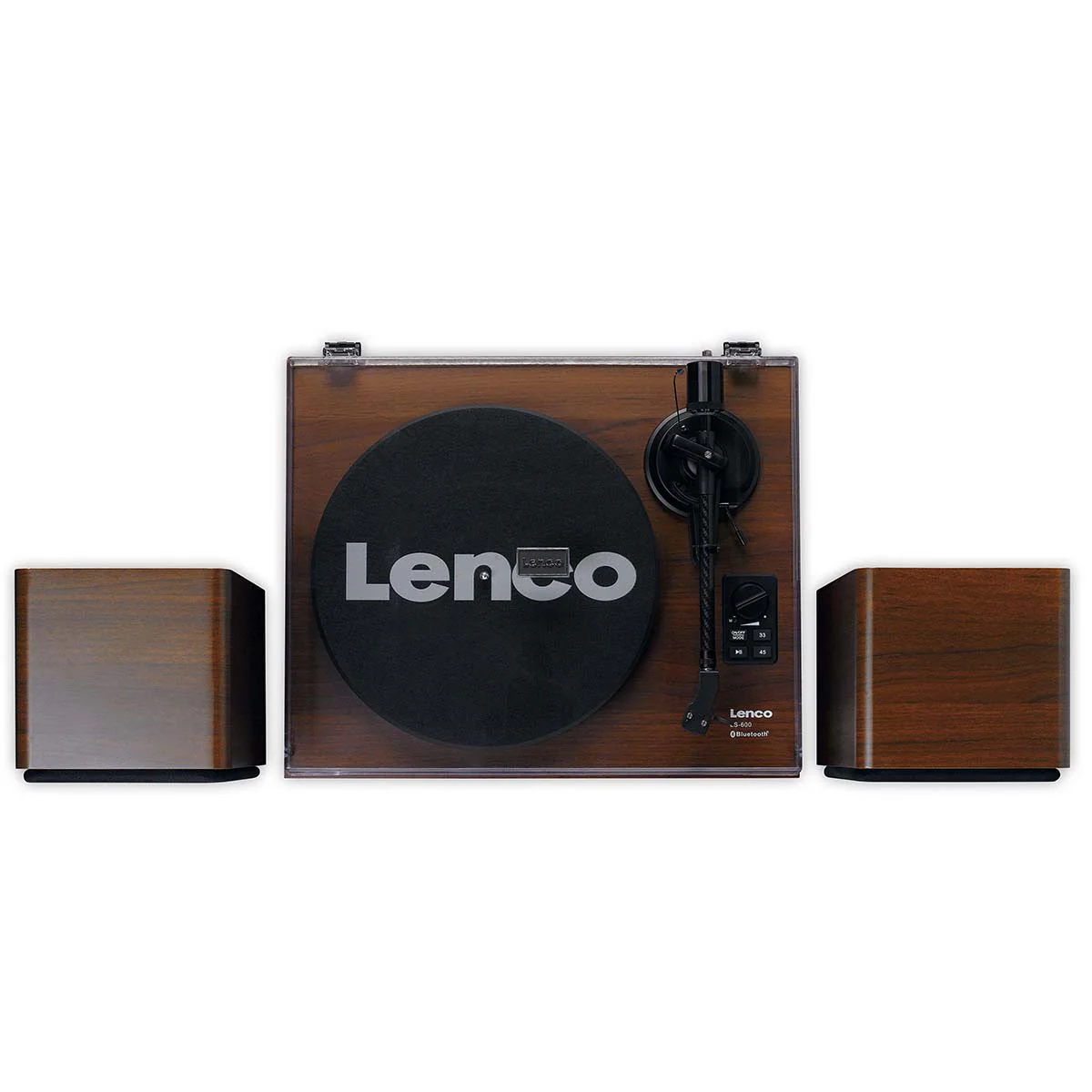 LENCO LS-600WA - Platenspeler met ingebouwde versterker en Bluetooth® plus 2 externe speakers - Walnoot - Image 15