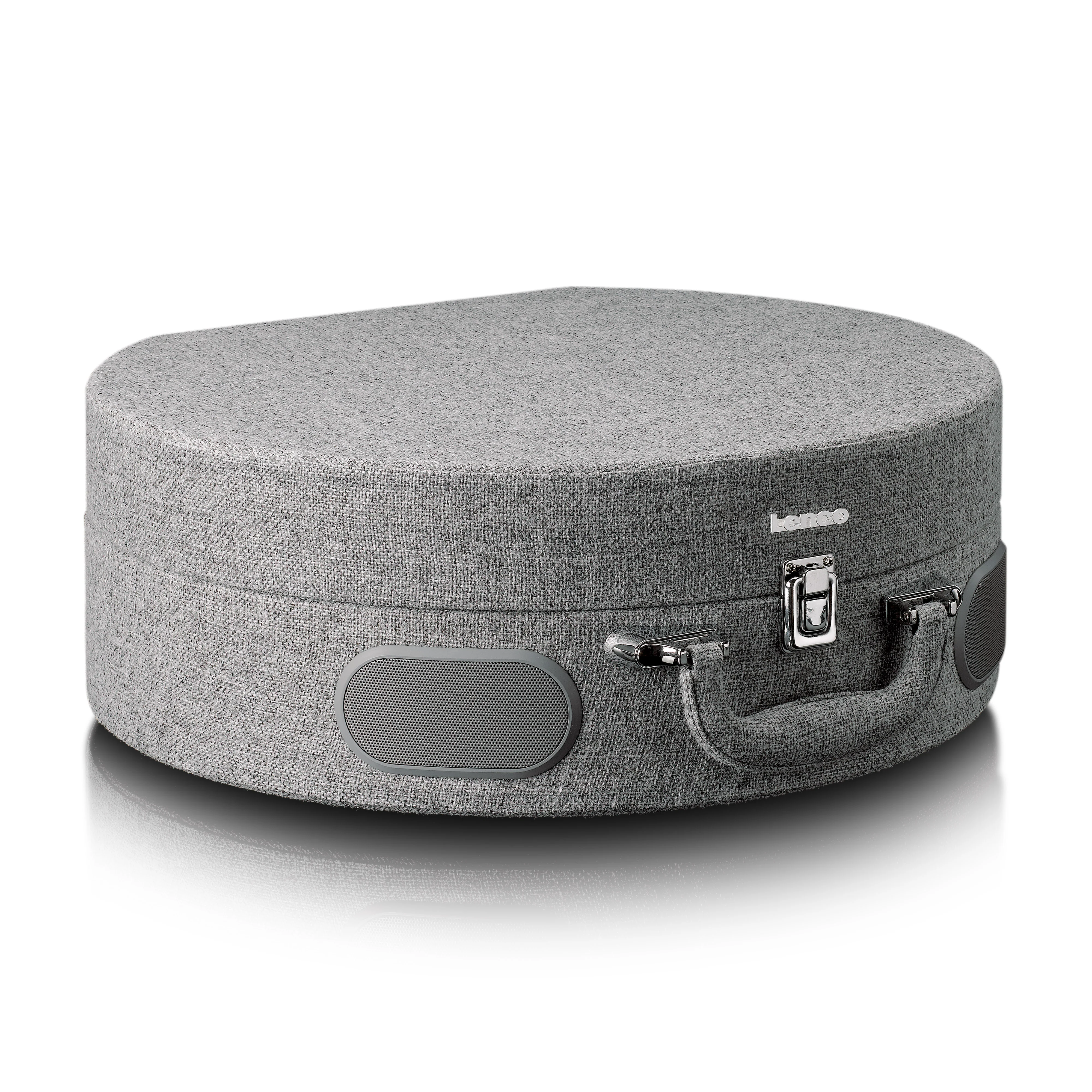LENCO LS-66GY - Houten retro platenspeler met ingebouwde speakers, Bluetooth® en AT3600L cartridge - Grijs - Image 4