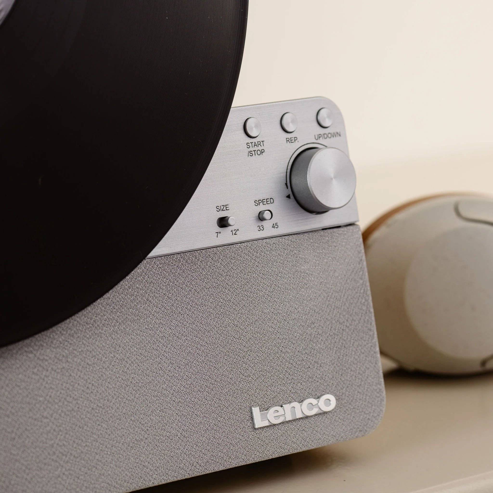 LENCO LSA-071SI - Volautomatische verticale platenspeler met ingebouwde luidsprekers en Bluetooth® - Zilver - Image 10