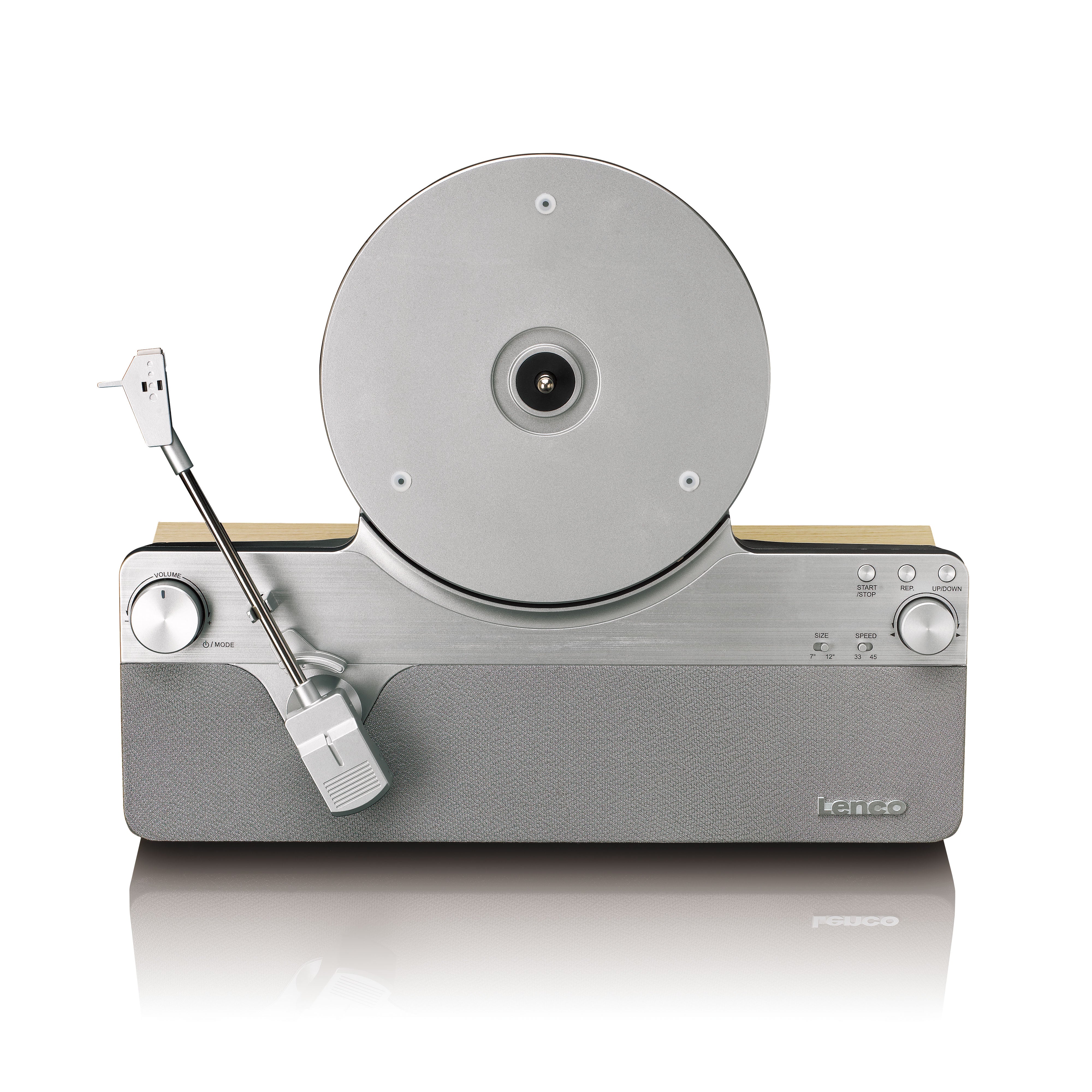 LENCO LSA-071SI - Volautomatische verticale platenspeler met ingebouwde luidsprekers en Bluetooth® - Zilver - Image 11
