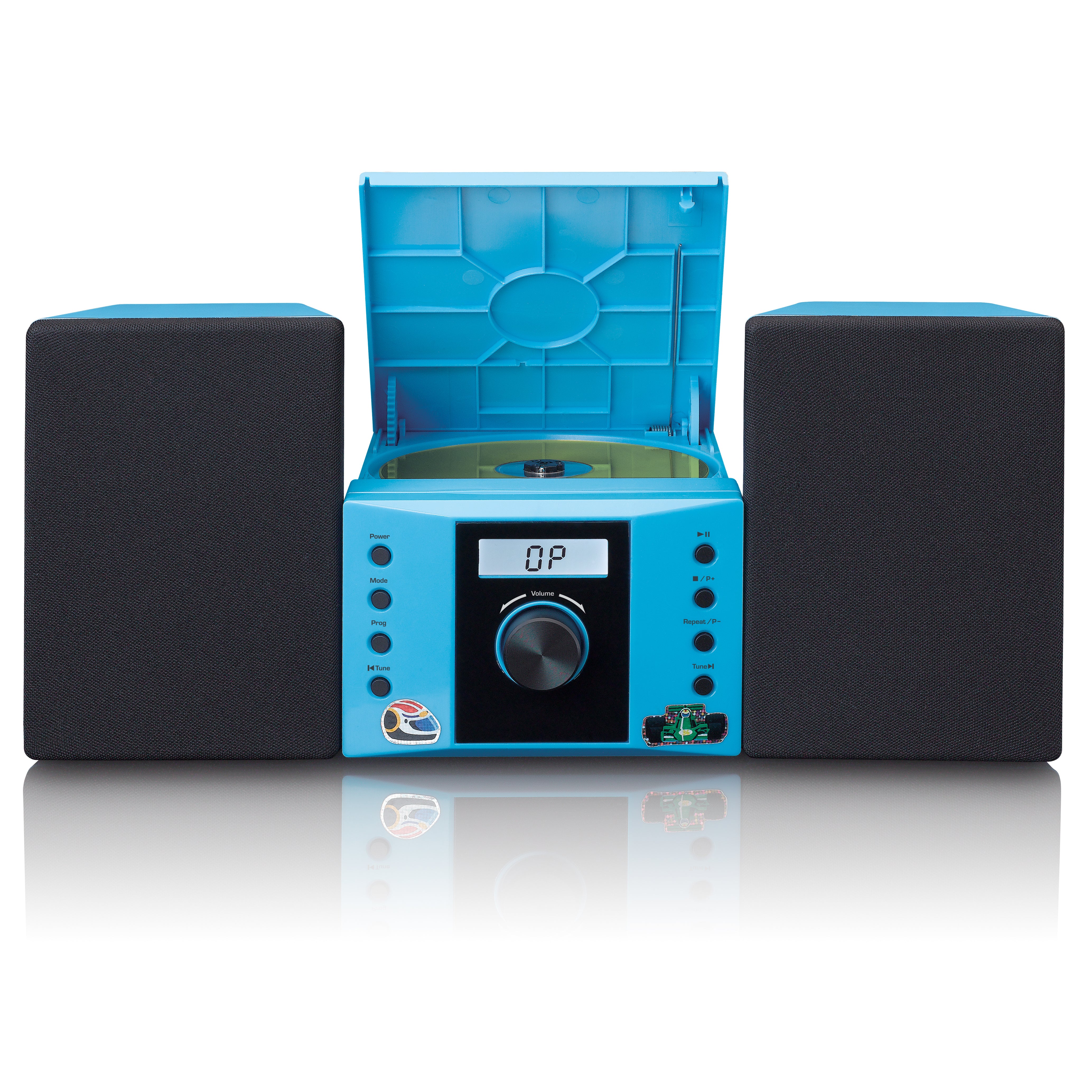 LENCO MC-013BU - Stereo set met FM radio en CD speler - Blauw - Image 3