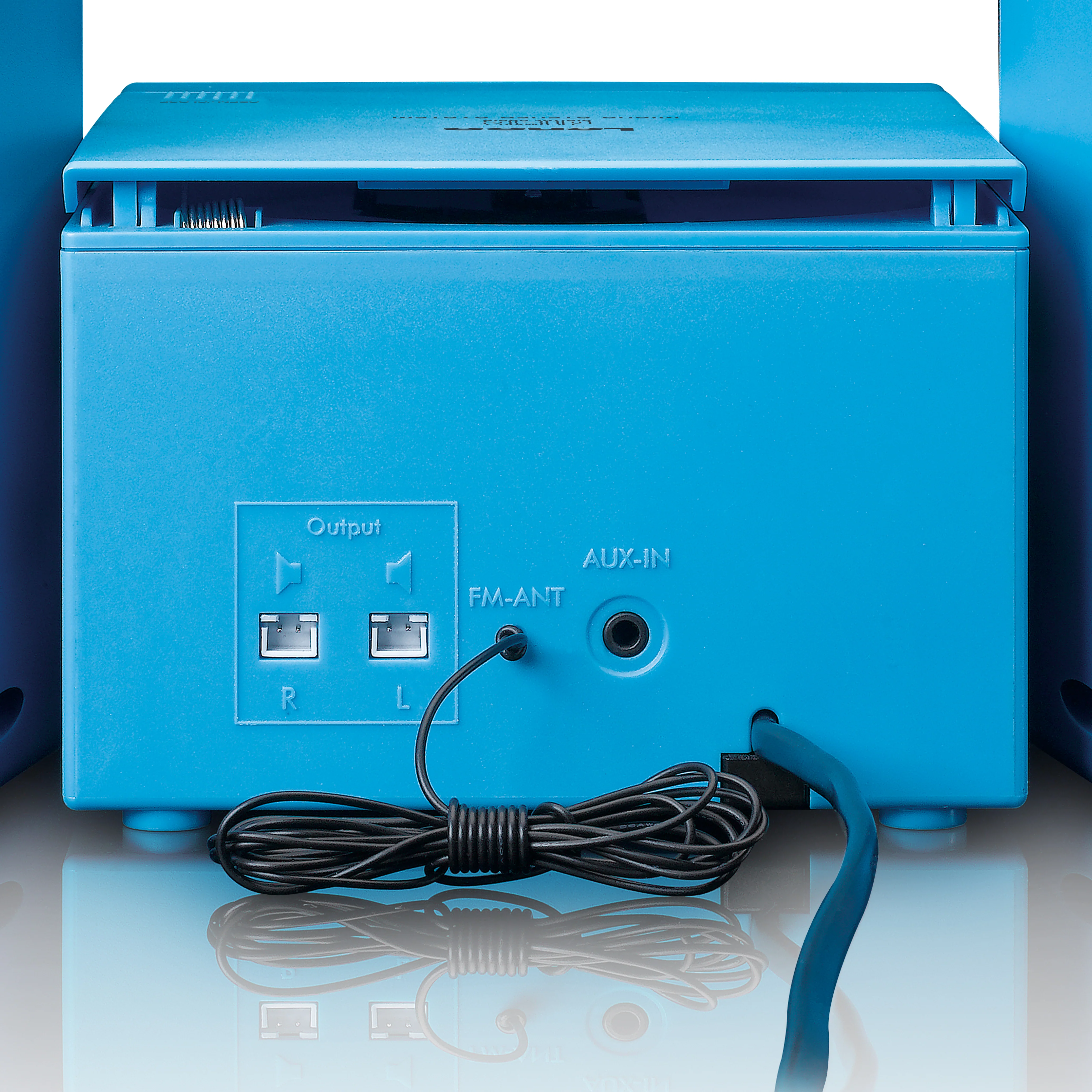 LENCO MC-013BU - Stereo set met FM radio en CD speler - Blauw - Image 6