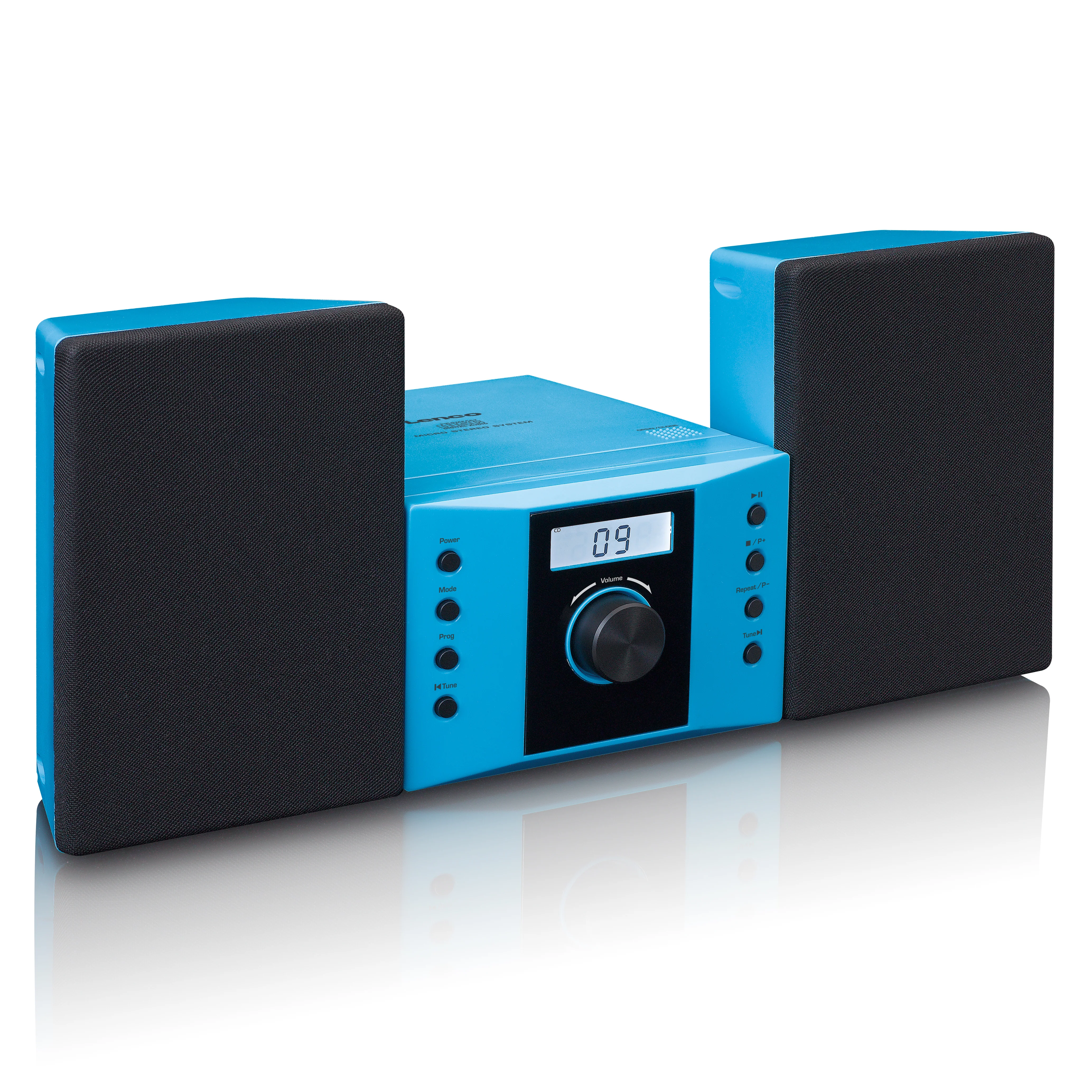 LENCO MC-013BU - Stereo set met FM radio en CD speler - Blauw - Image 7