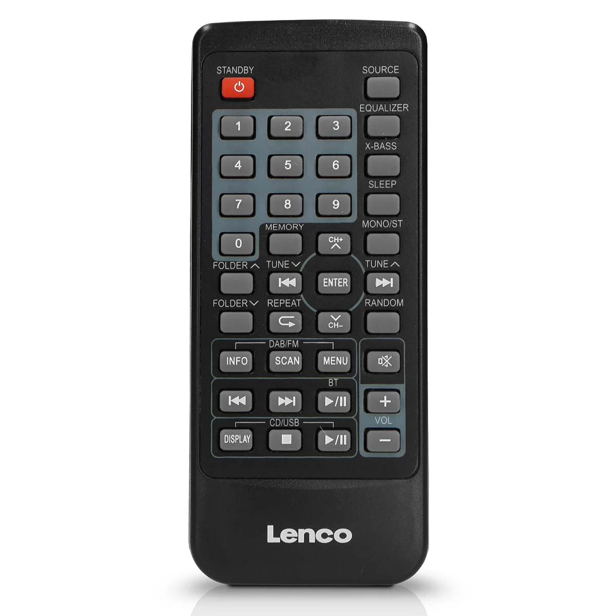 LENCO MC-150 - Stereo set met DAB+ FM CD en Bluetooth® en USB player - Zwart - Image 10