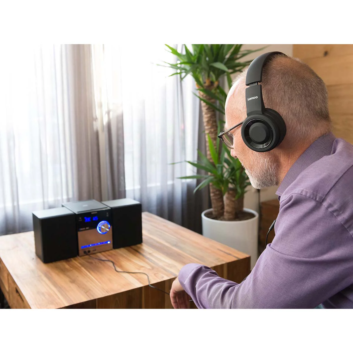 LENCO MC-150 - Stereo set met DAB+ FM CD en Bluetooth® en USB player - Zwart - Image 15