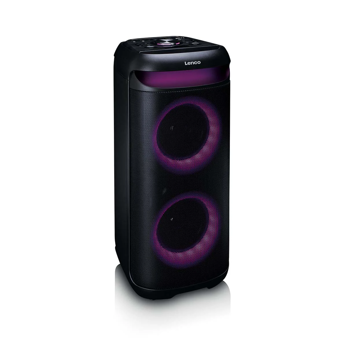 LENCO PA-210BK - Bluetooth® Party Speaker met LED-lichteffecten - 100W uitgangsvermogen, TWS, USB, tot 12 uur batterijduur - Zwart - Image 11