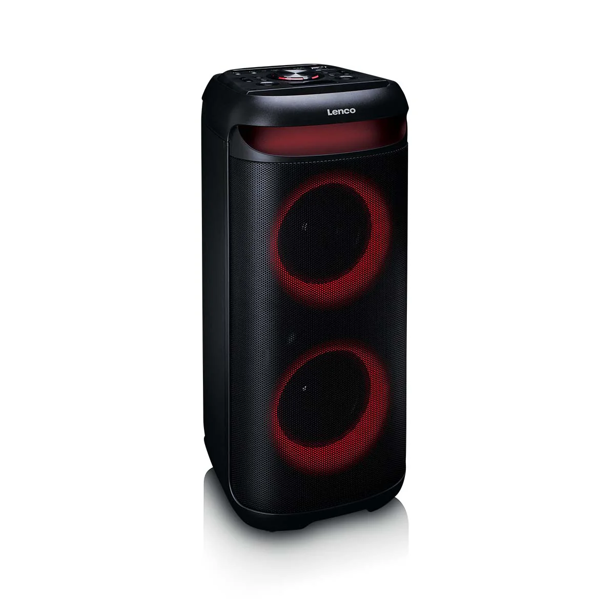 LENCO PA-210BK - Bluetooth® Party Speaker met LED-lichteffecten - 100W uitgangsvermogen, TWS, USB, tot 12 uur batterijduur - Zwart - Image 12