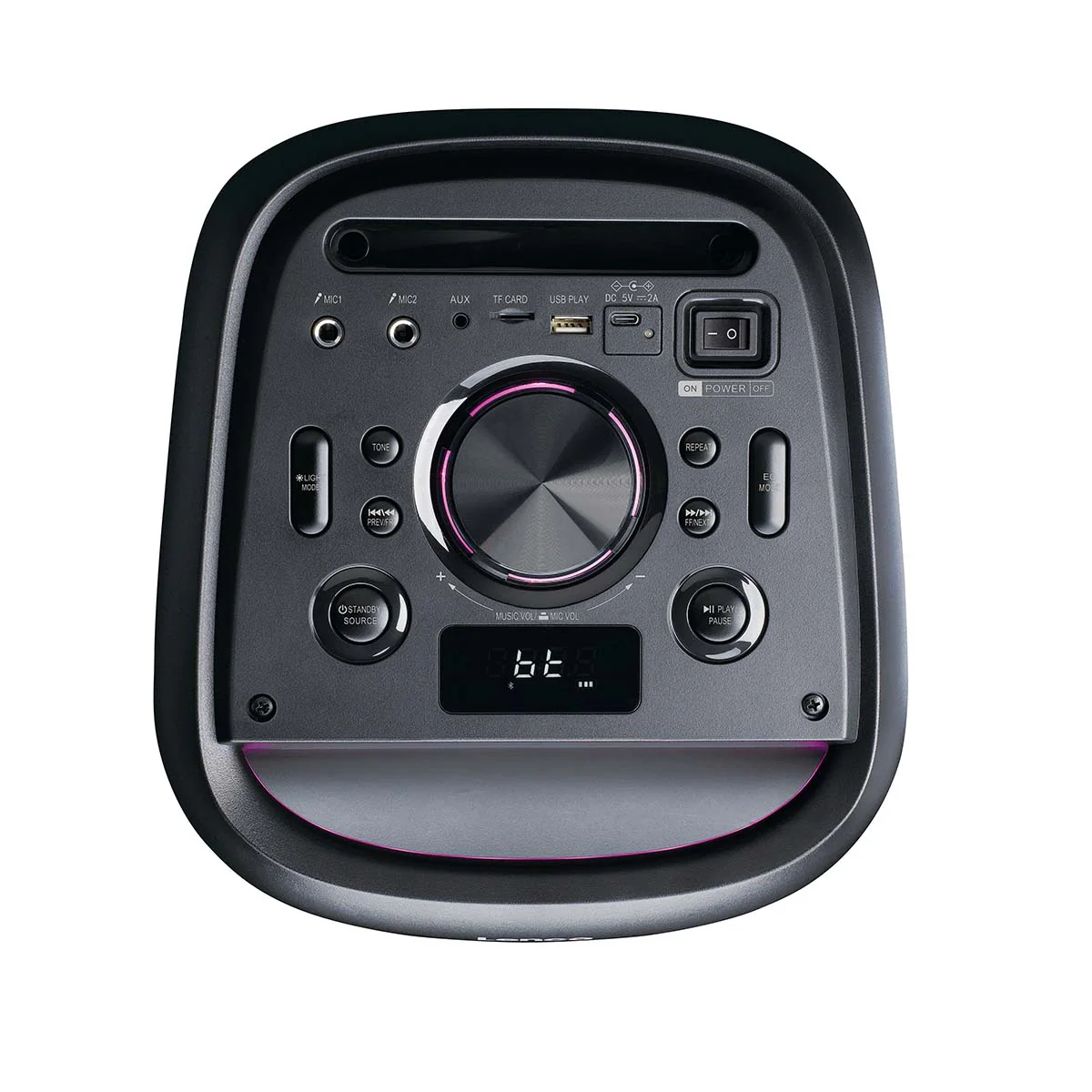 LENCO PA-210BK - Bluetooth® Party Speaker met LED-lichteffecten - 100W uitgangsvermogen, TWS, USB, tot 12 uur batterijduur - Zwart - Image 14
