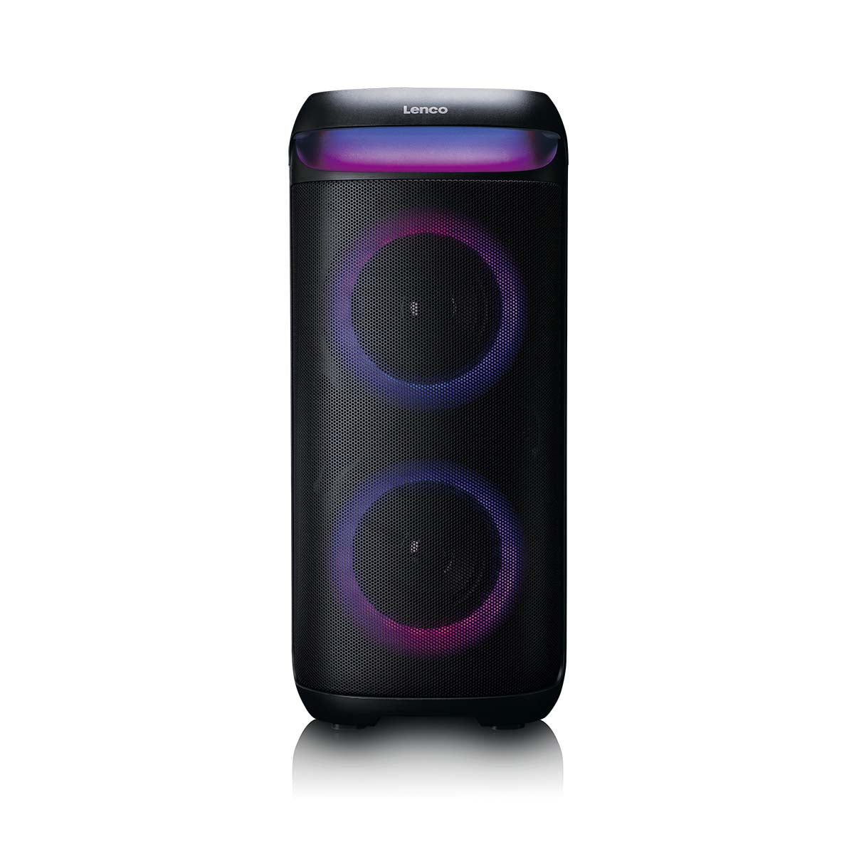 LENCO PA-210BK - Bluetooth® Party Speaker met LED-lichteffecten - 100W uitgangsvermogen, TWS, USB, tot 12 uur batterijduur - Zwart - Image 4