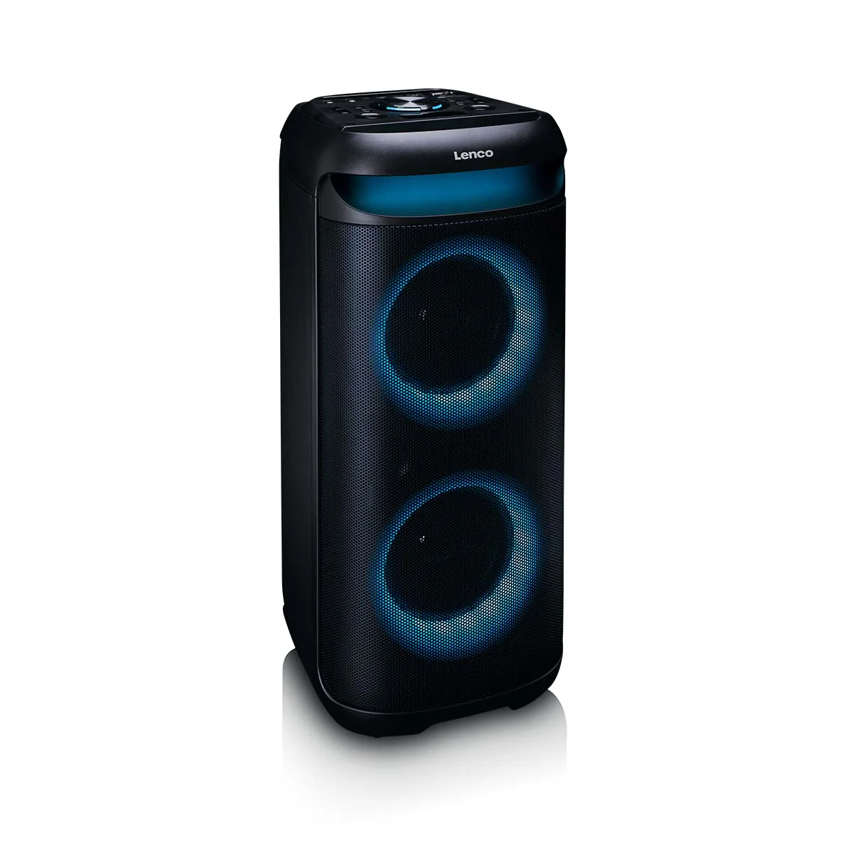 LENCO PA-210BK - Bluetooth® Party Speaker met LED-lichteffecten - 100W uitgangsvermogen, TWS, USB, tot 12 uur batterijduur - Zwart - Image 9