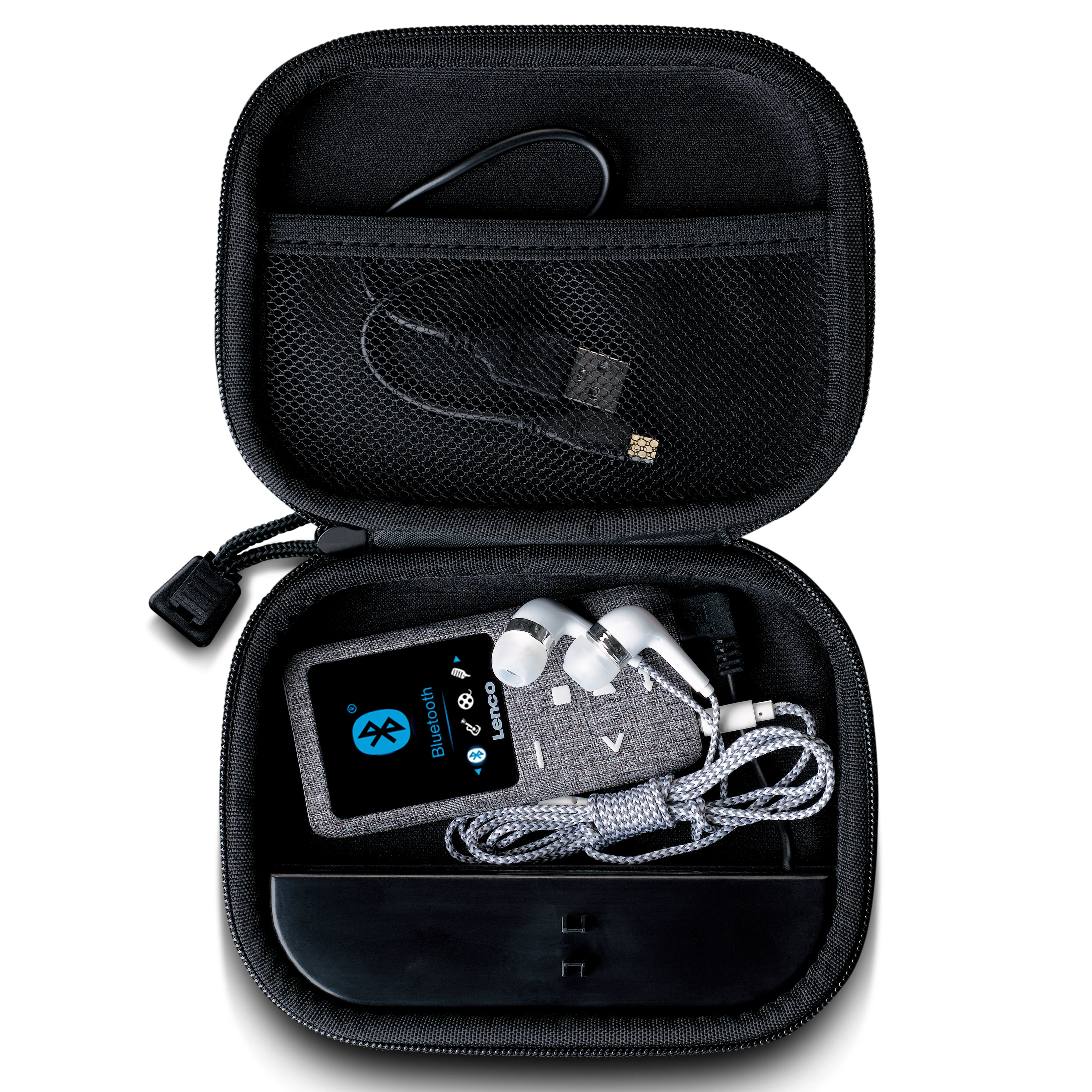 LENCO PBC-20GY - Case met ingebouwde powerbank - Grijs - Image 8