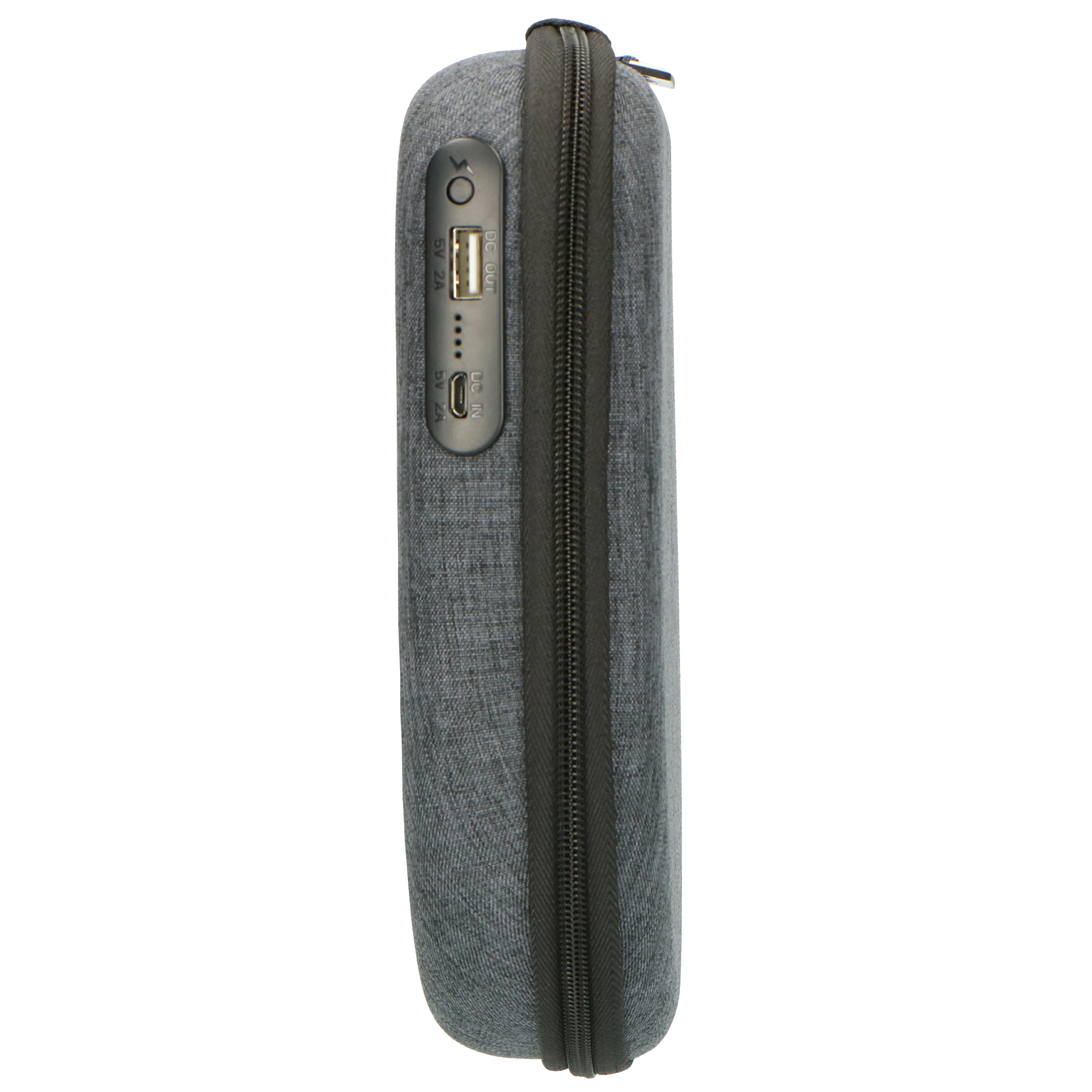 LENCO PBC-50GY - Case met ingebouwde powerbank - Grijs - Image 4