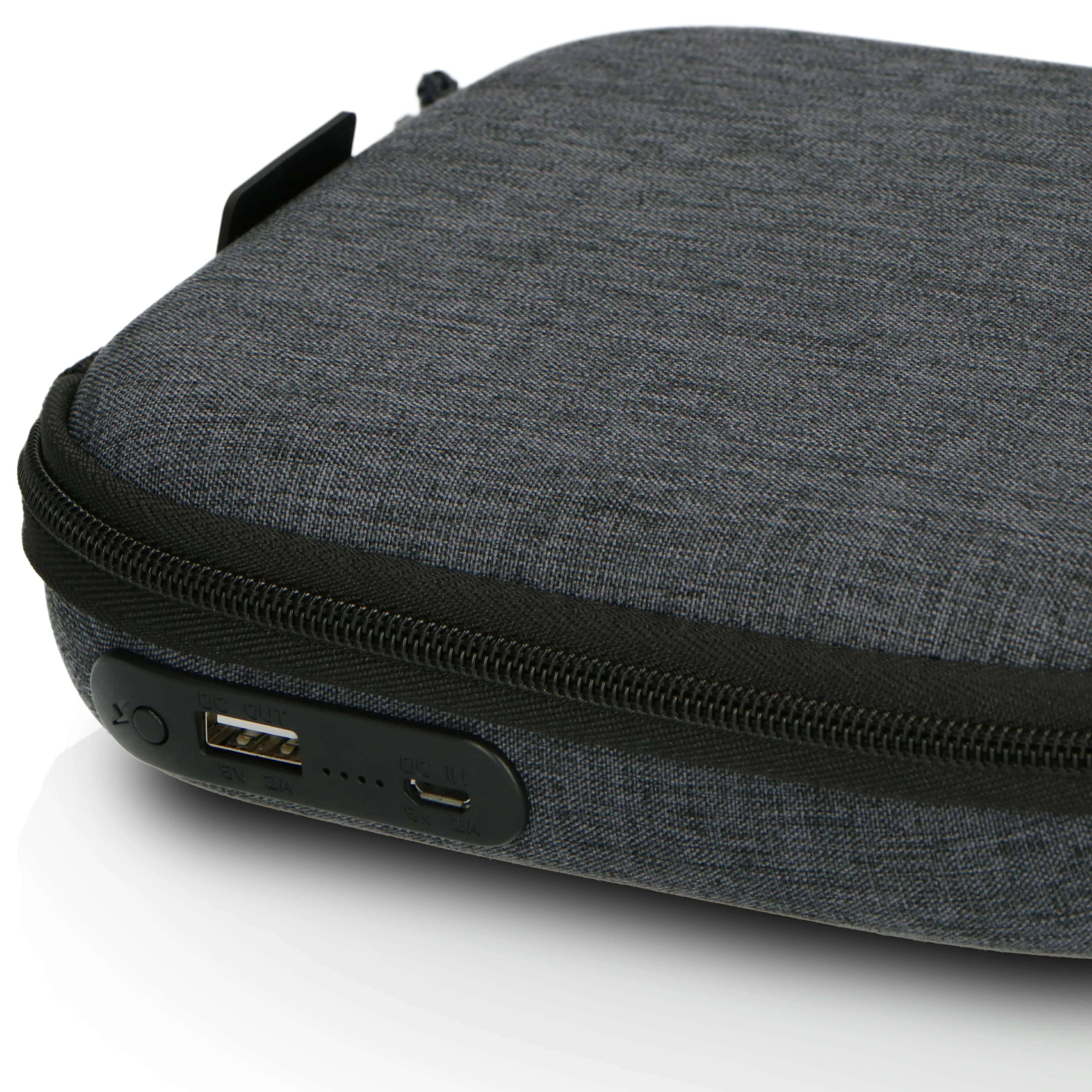 LENCO PBC-50GY - Case met ingebouwde powerbank - Grijs - Image 5