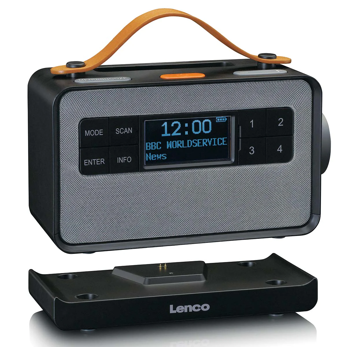 LENCO PDR-065BK - Draagbare FM/DAB+ radio met grote knoppen en "Easy Mode" functie, zwart - Image 10