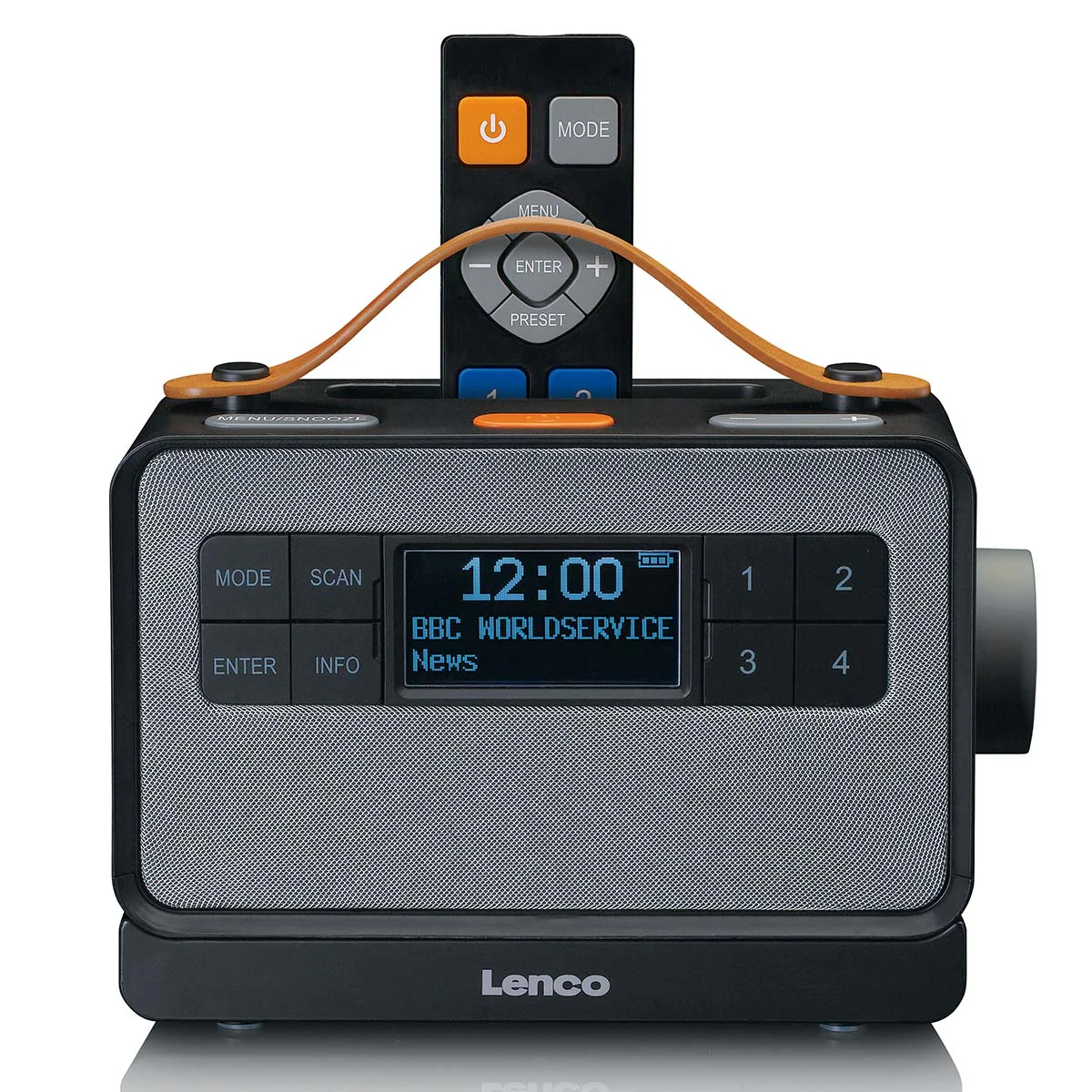 LENCO PDR-065BK - Draagbare FM/DAB+ radio met grote knoppen en "Easy Mode" functie, zwart - Image 4