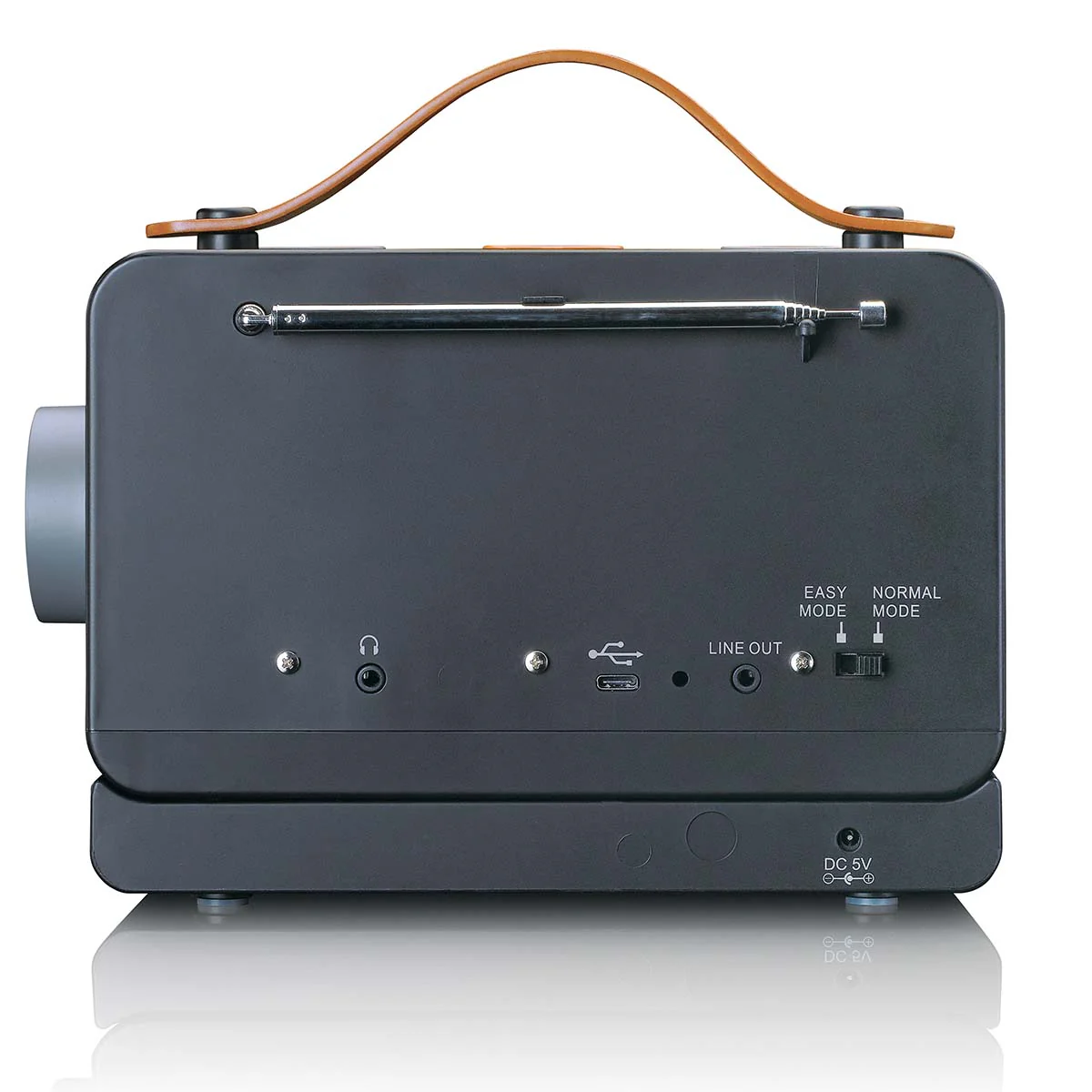 LENCO PDR-065BK - Draagbare FM/DAB+ radio met grote knoppen en "Easy Mode" functie, zwart - Image 7